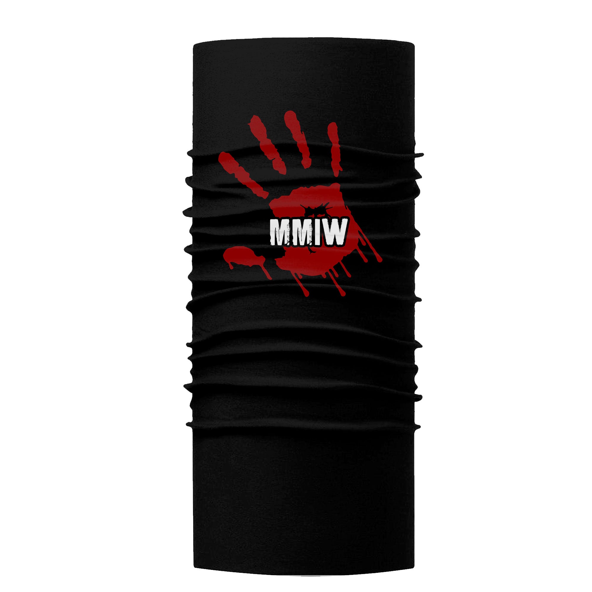 Face Mask Bandana Red Hand - Justice For Missing And Murdered Indigenous Women WC04