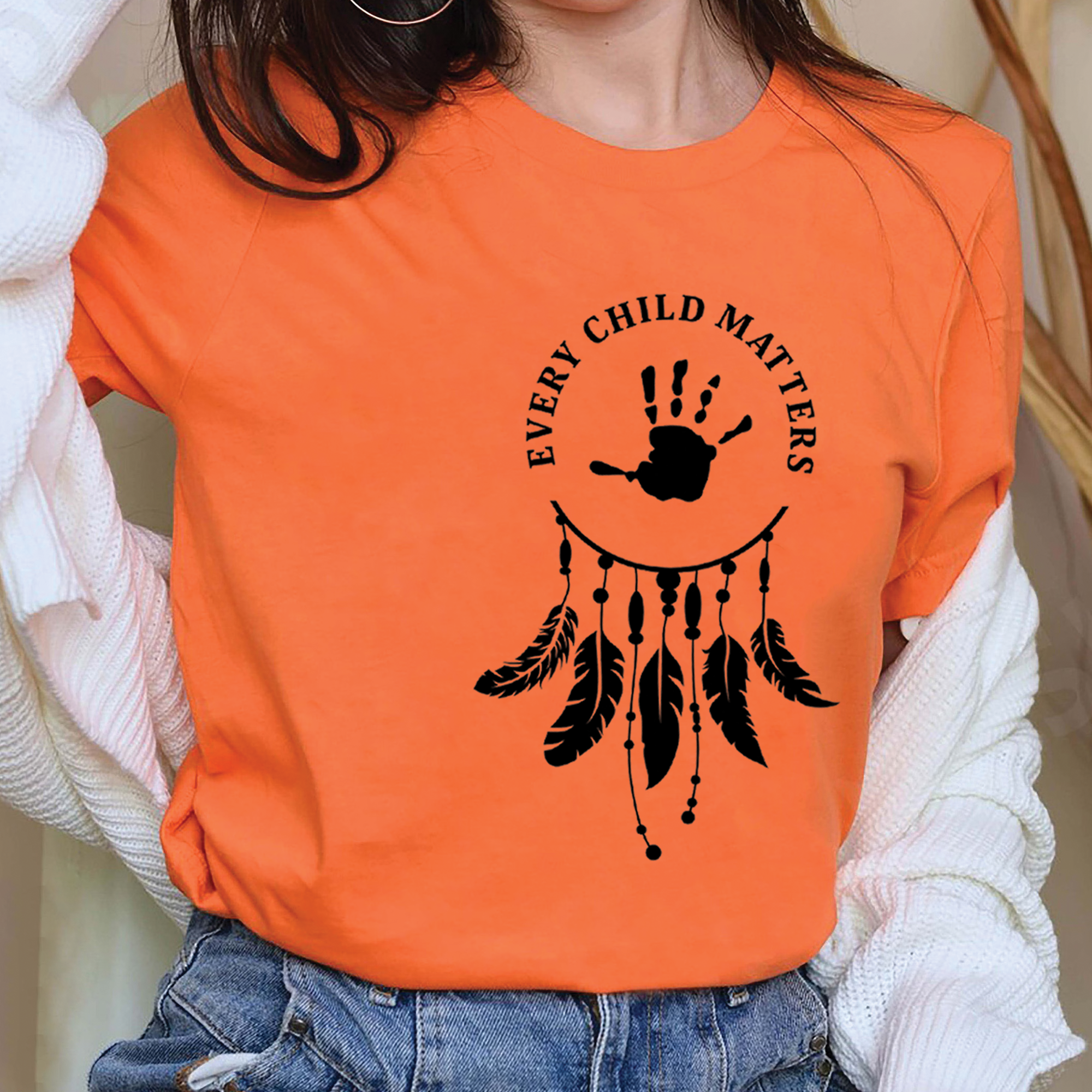 Every Child Matters For Orange Shirt Day Unisex T-Shirt/Hoodie/Sweatshirt 149