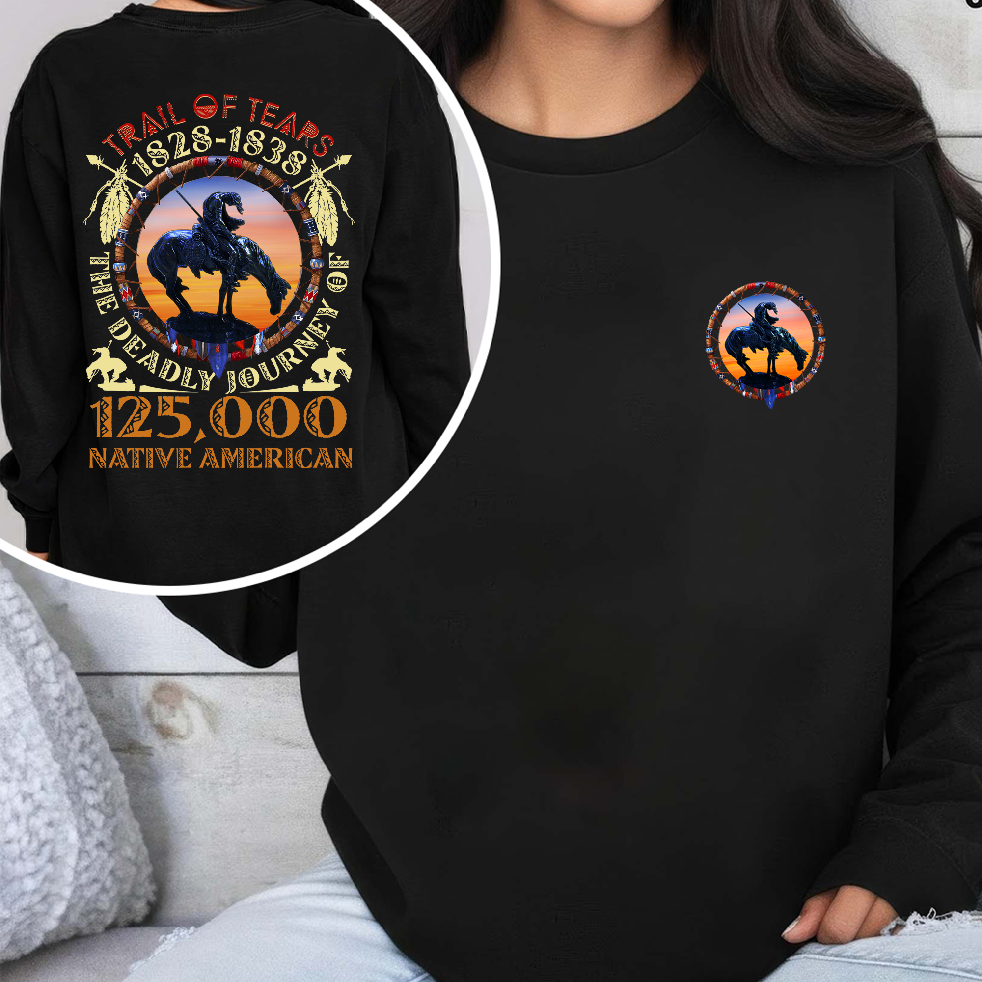 [Two Sides] Trail of Tears The Deadly Journey Unisex Tank Top/Long Sleeve/Hoodie Zip