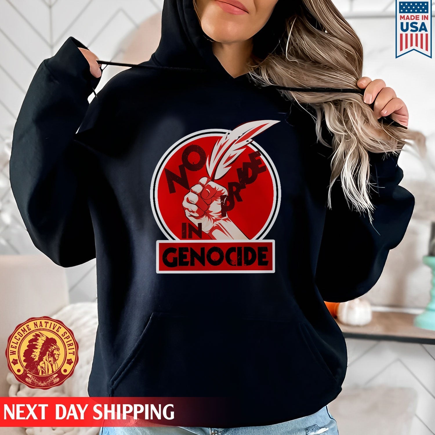 Every Child Matters No Pride In Genocide For Orange Shirt Day Unisex T-shirt/Hoodie/Sweatshirt