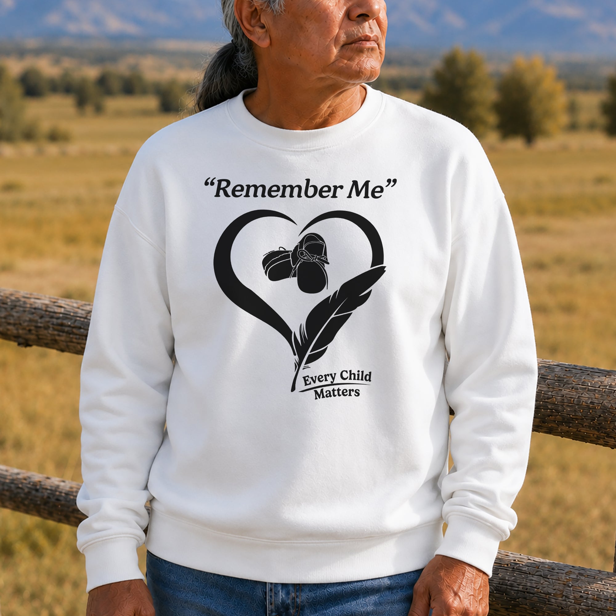 Remember Me Every Child Matters Heart Feather Orange Shirt Day Unisex T-shirt/Hoodie/Sweatshirt