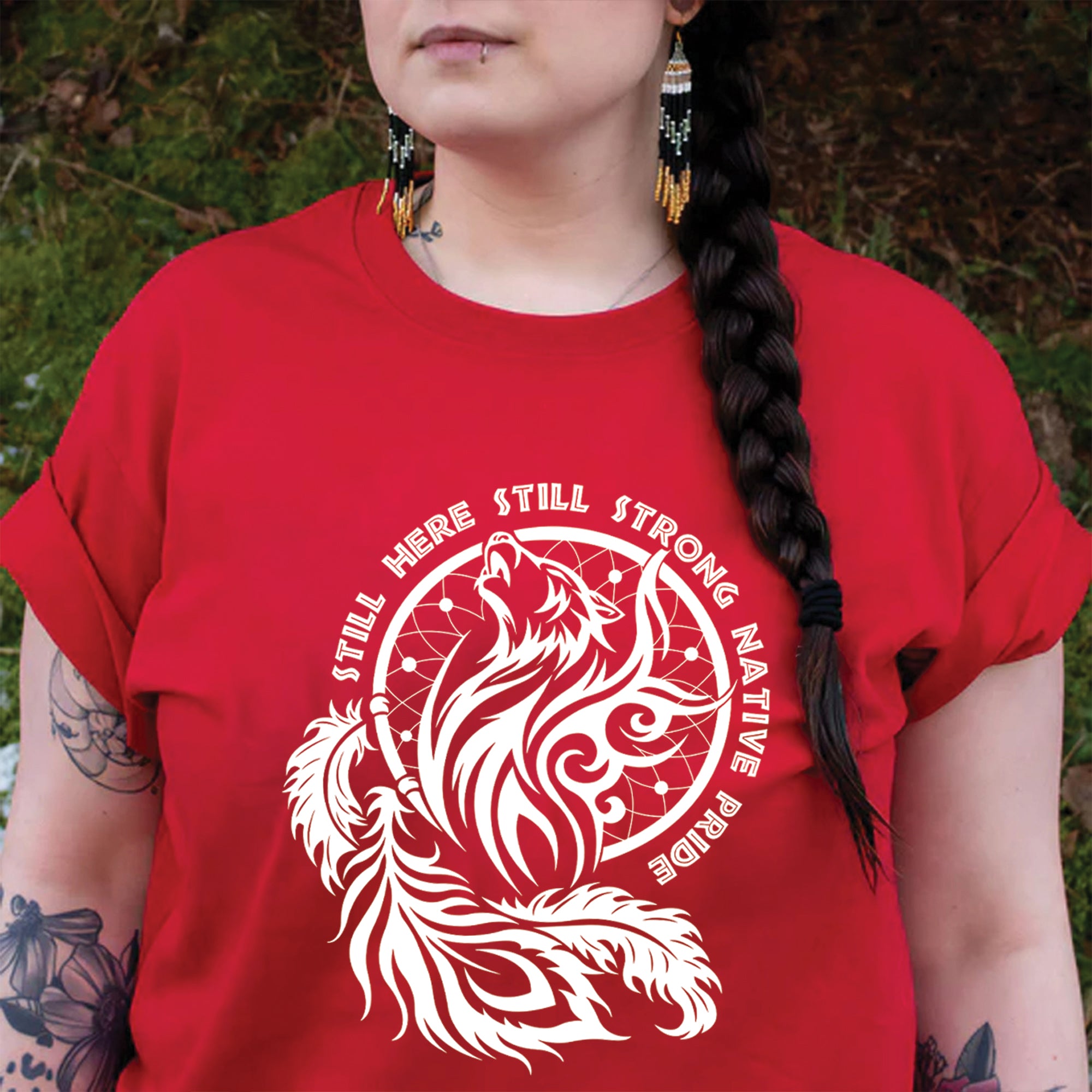 Still Here Still Strong Native Pride Unisex T-Shirt/T-Shirt V-Neck/Hoodie/Sweatshirt