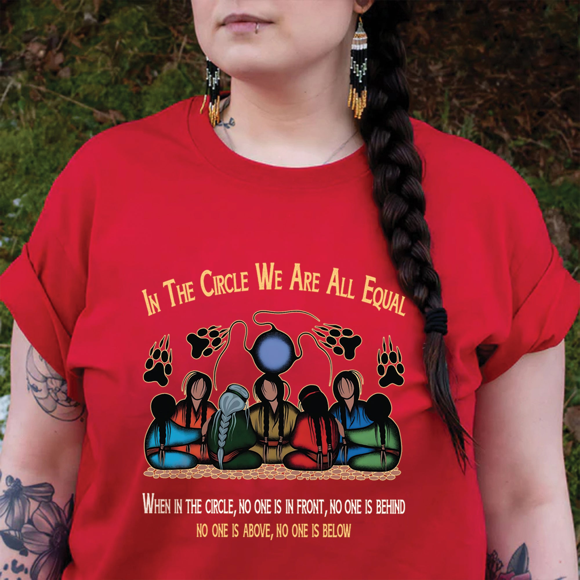 In The Circle We Are All Equal Unisex T-Shirt/T-Shirt V-Neck/Hoodie/Sweatshirt