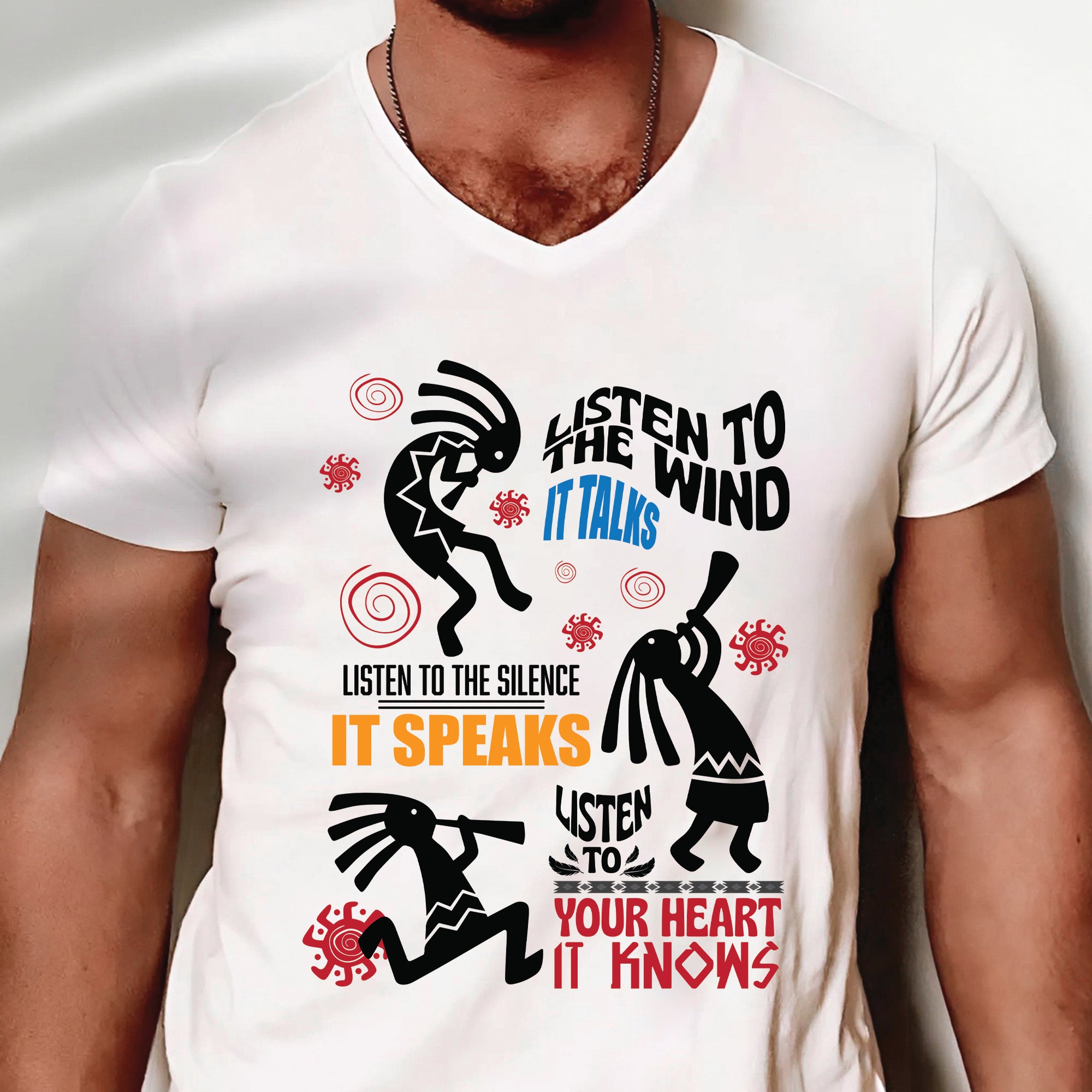 Listen to the Wind It Talks Native American Indigenous Spiritual Unisex T-shirt/T-shirt V-neck/Hoodie/Sweatshirt
