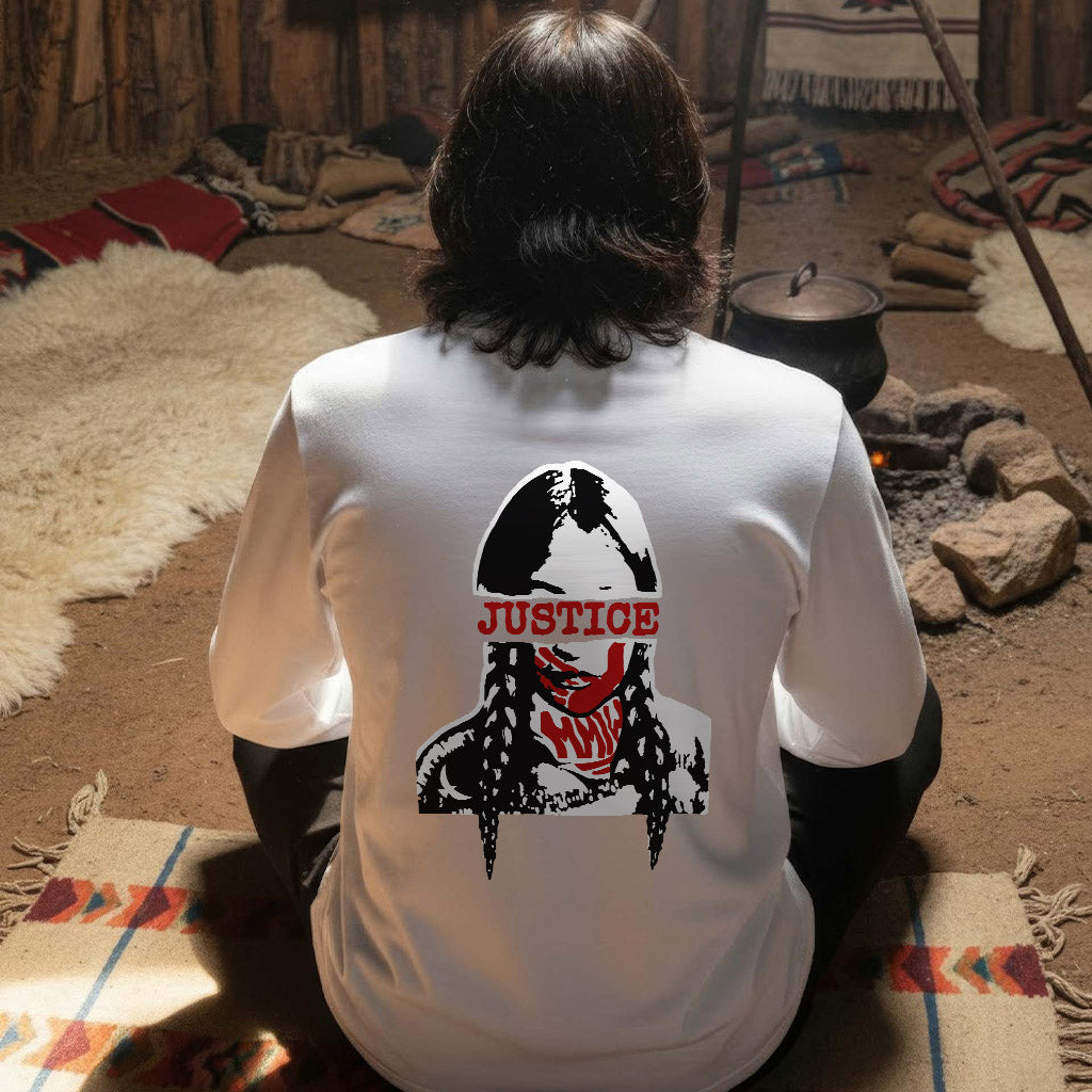 [Two Sides] Justice for MMIW Indigenous Voice Unisex Tank Top/Long Sleeve/Hoodie Zip