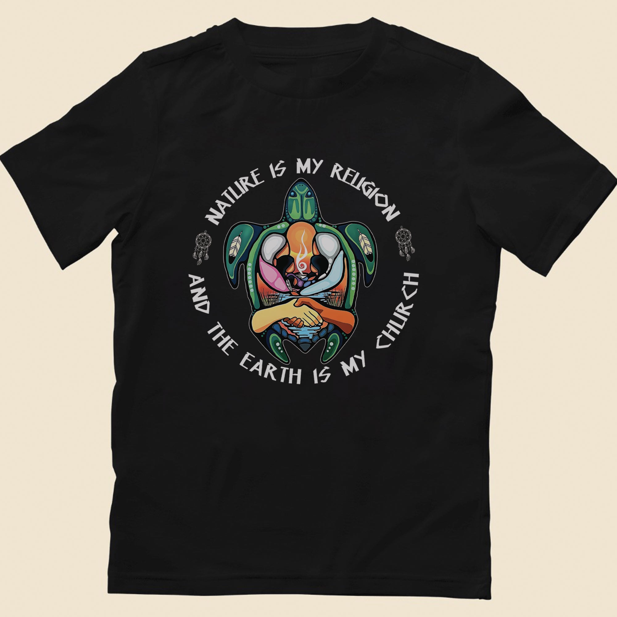 Nature Is My Religion And The Earth Is My Church Unisex T-Shirt/T-Shirt V-Neck/Hoodie/Sweatshirt - N36