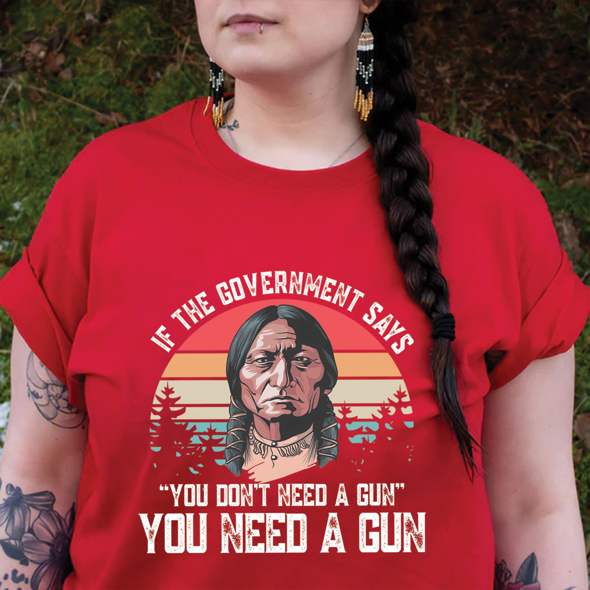 You Need A Gun Unisex T-Shirt/T-Shirt V-Neck/Hoodie/Sweatshirt N31