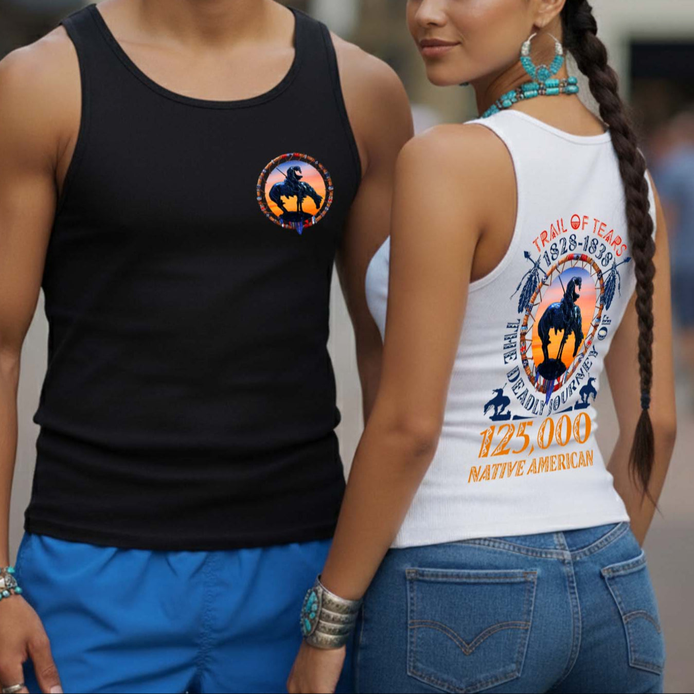 [Two Sides] Trail of Tears The Deadly Journey Unisex Tank Top/Long Sleeve/Hoodie Zip