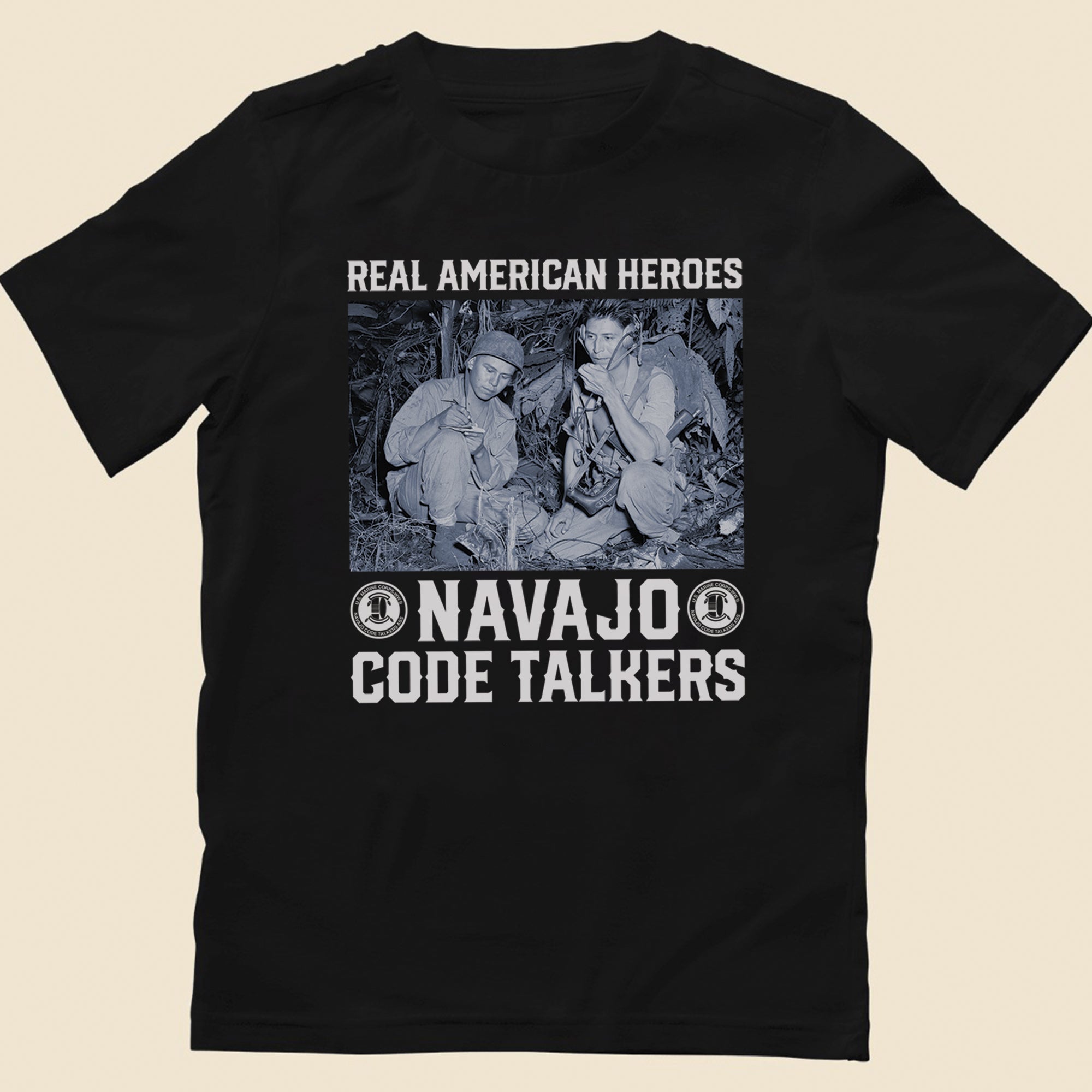 Real American Heroes – Navajo Code Talkers Unisex T-Shirt/T-Shirt V-Neck/Hoodie/Sweatshirt