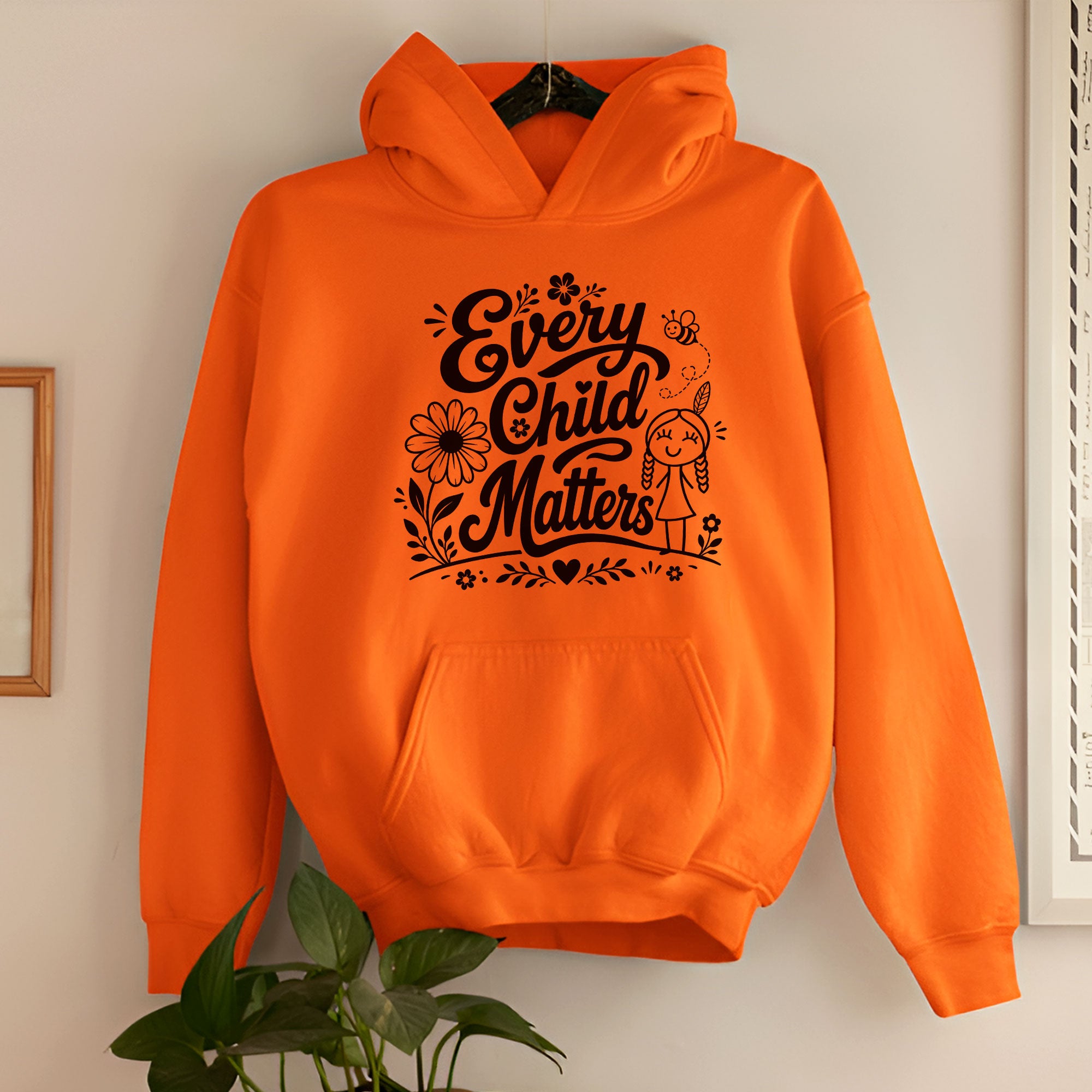 Every Child Matters Native Orange Shirt – Indigenous Children Awareness Floral Graphic Unisex T-shirt/Hoodie/Sweatshirt