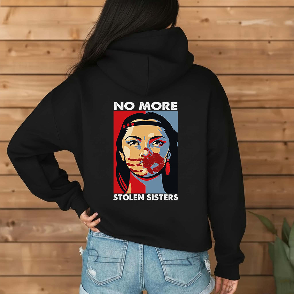 [Two Sides] No More Stolen Sisters MMIW Awareness Unisex Tank Top/Long Sleeve/Hoodie Zip
