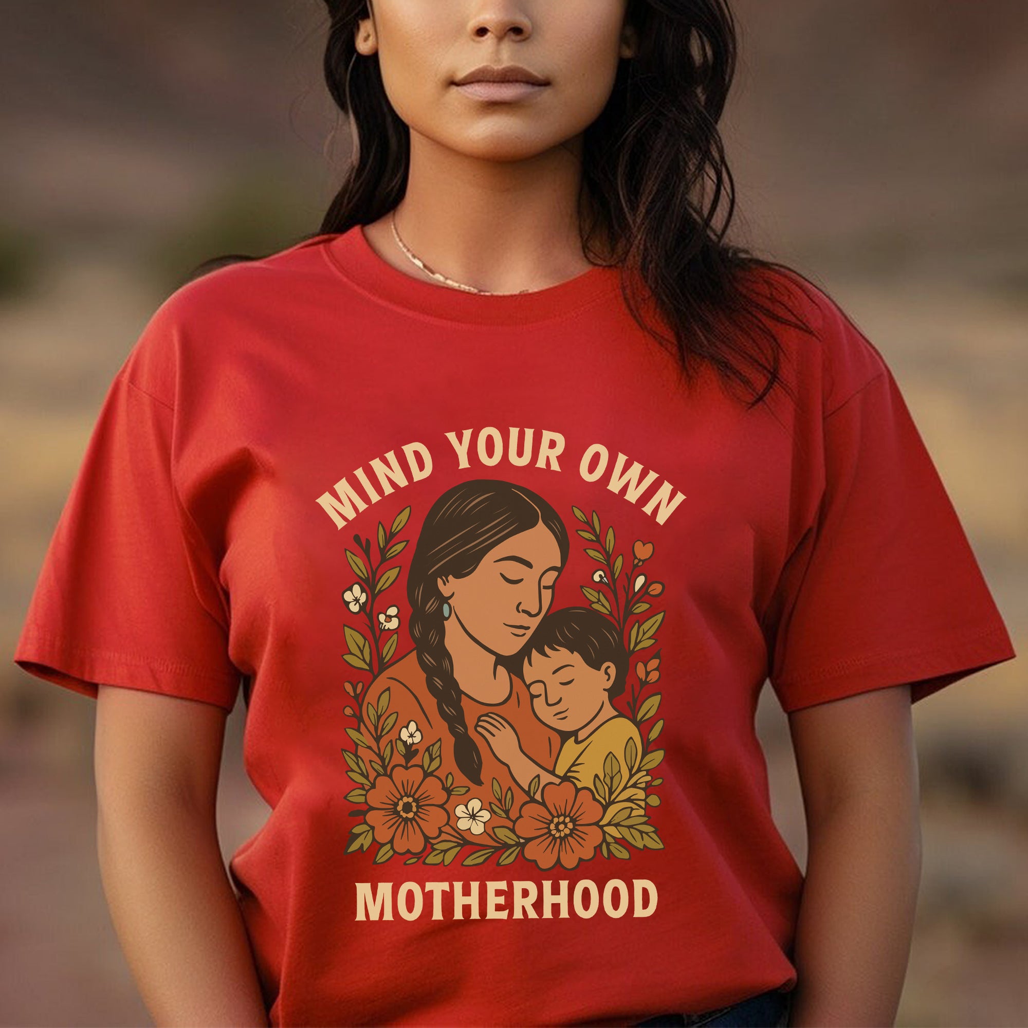 Mind Your Own Motherhood - One Side Unisex Style 3 T-Shirt/T-Shirt V-Neck/Hoodie/Sweatshirt