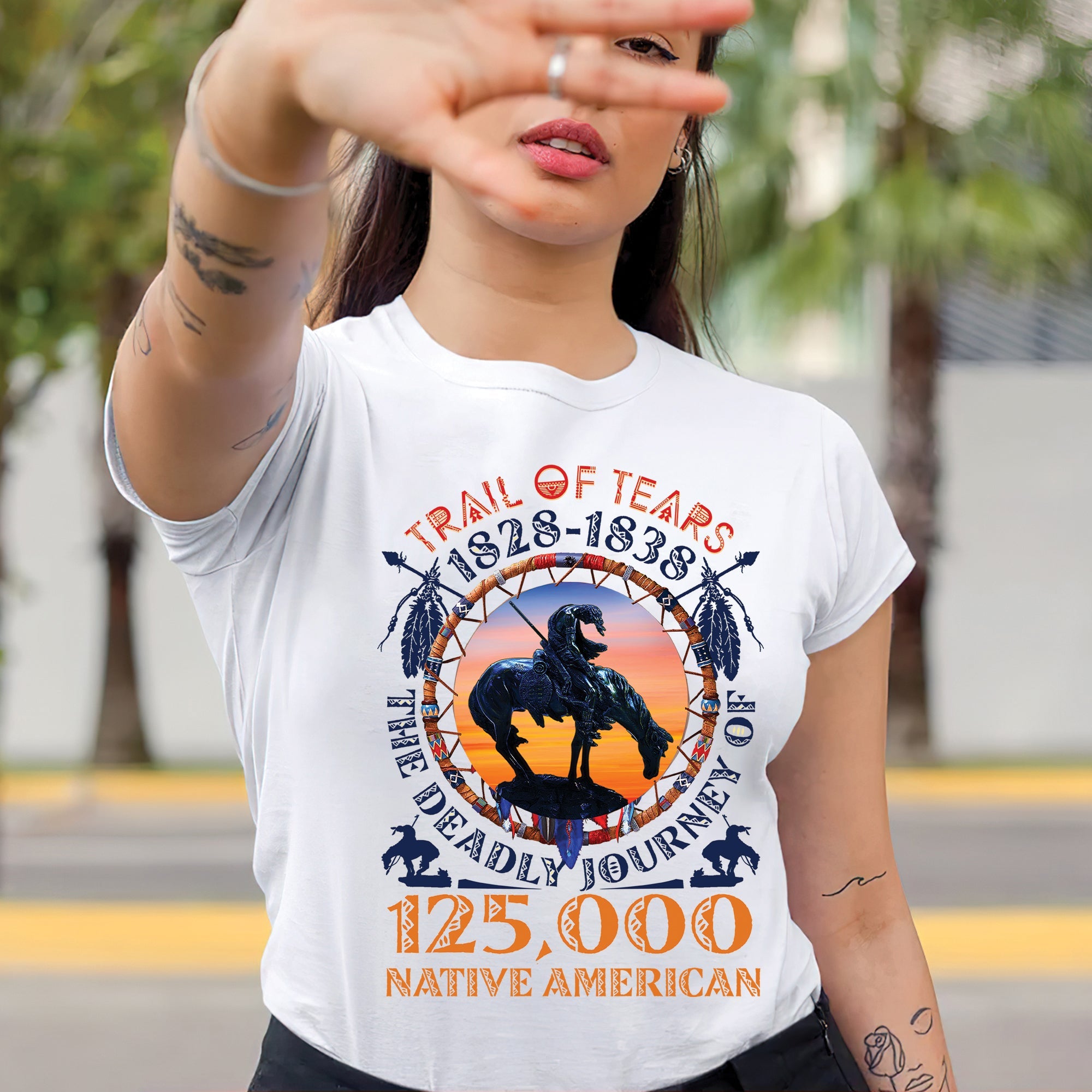 Trail Of Tears - THE DEADLY JOURNEY OF 125000 Native American Unisex T-shirt/Hoodie/Sweatshirt