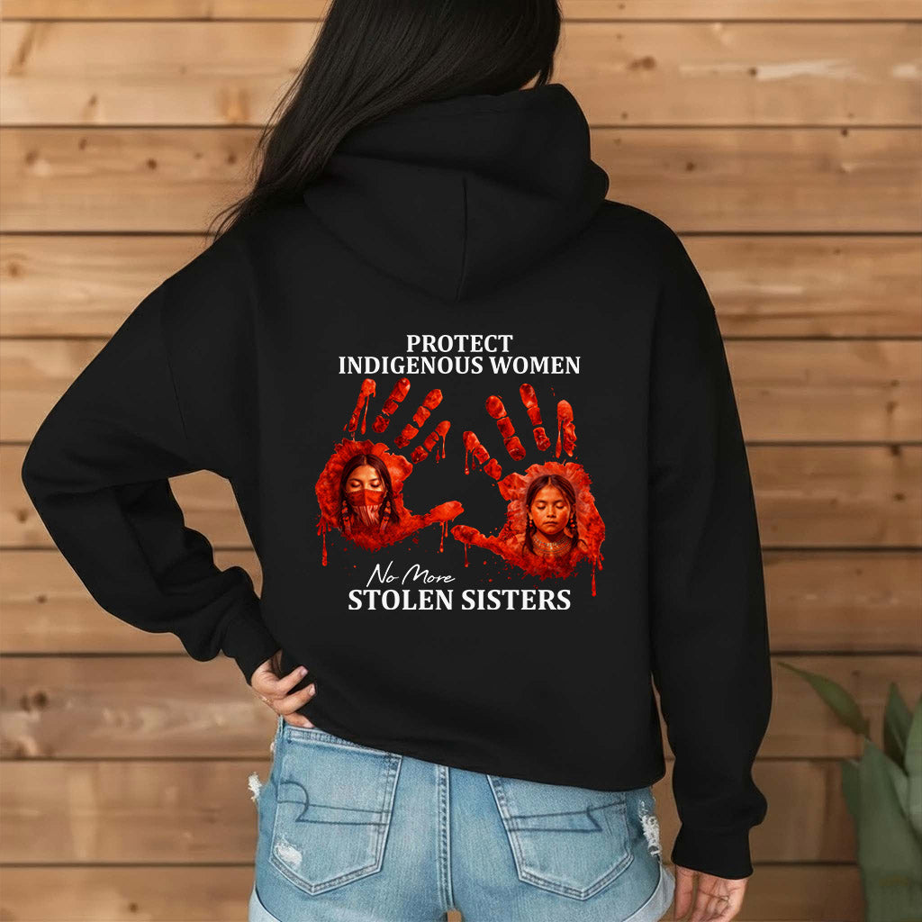 [Two Sides] Protect Indigenous Women No More Stolen Sisters Unisex Tank Top/Long Sleeve/Hoodie Zip