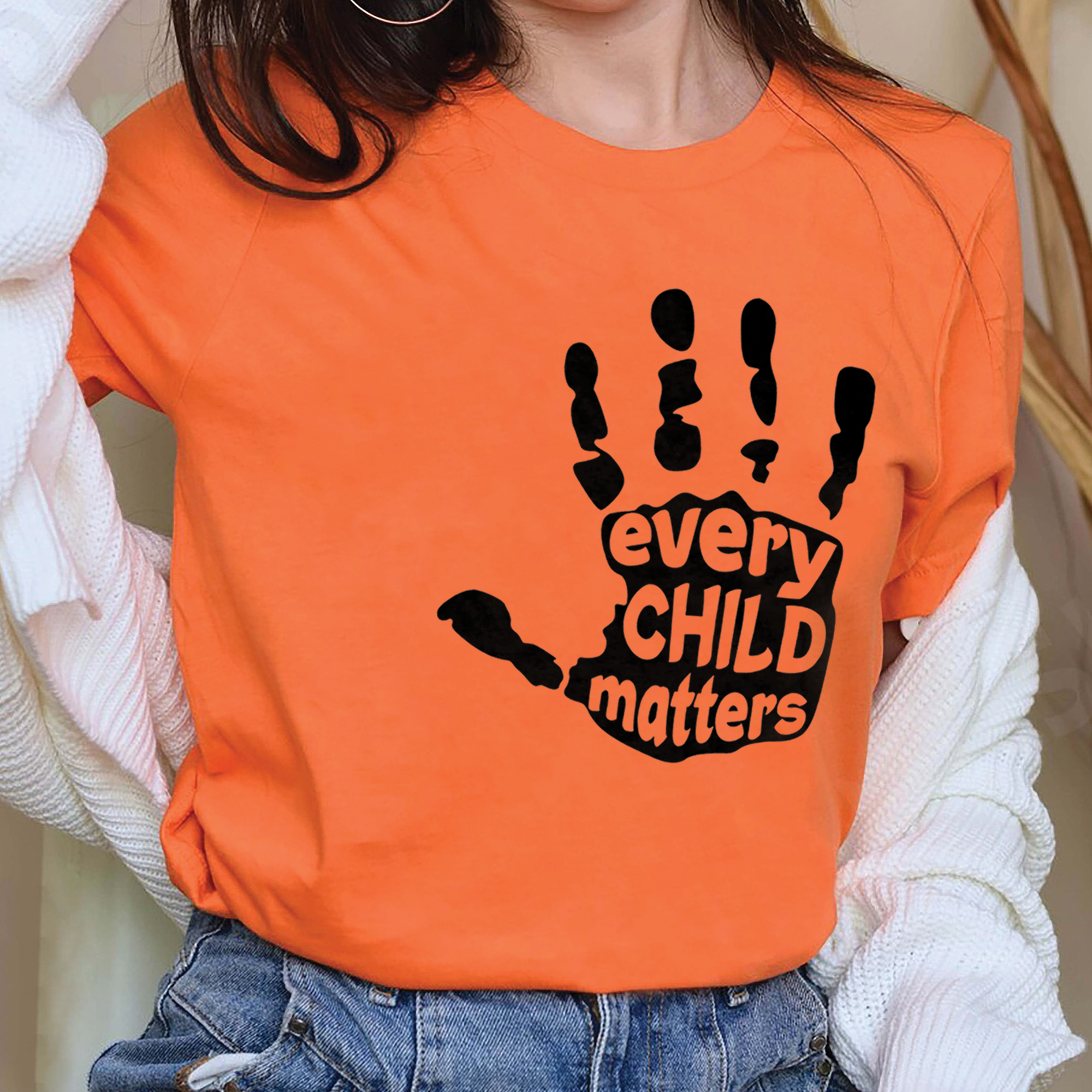 Every Child Matters For Orange Shirt Day Unisex T-Shirt/Hoodie/Sweatshirt 150