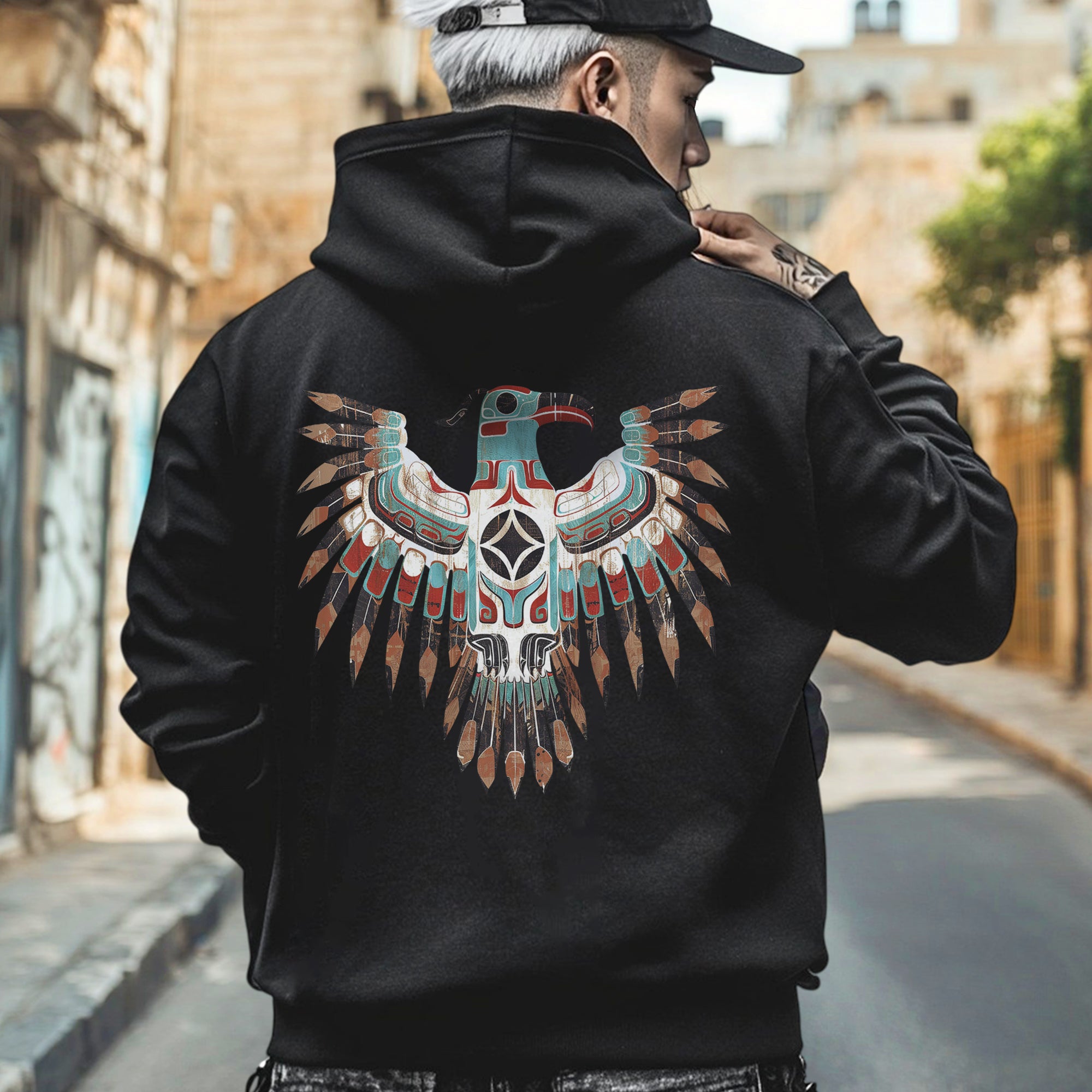 Thunderbird Eagle Tribal – Two Sides Print Native American Symbol Unisex T-Shirt/T-Shirt V-Neck/Hoodie/Sweatshirt