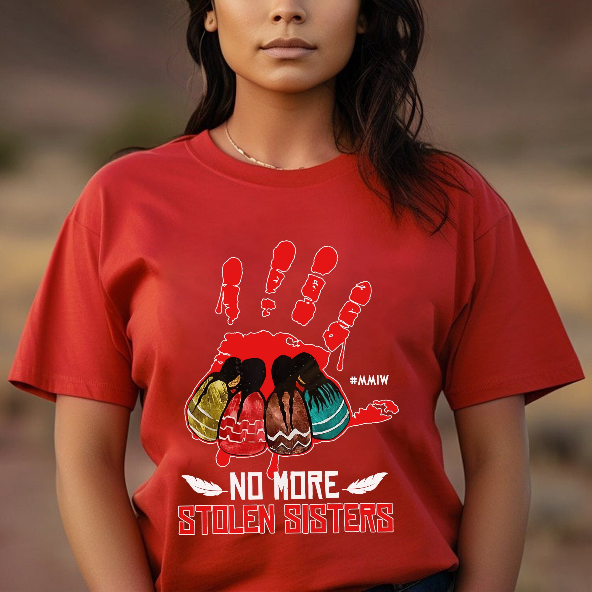 No More Stolen Sisters WC36 - Unisex T-Shirt/T-Shirt V-Neck/Hoodie/Sweatshirt