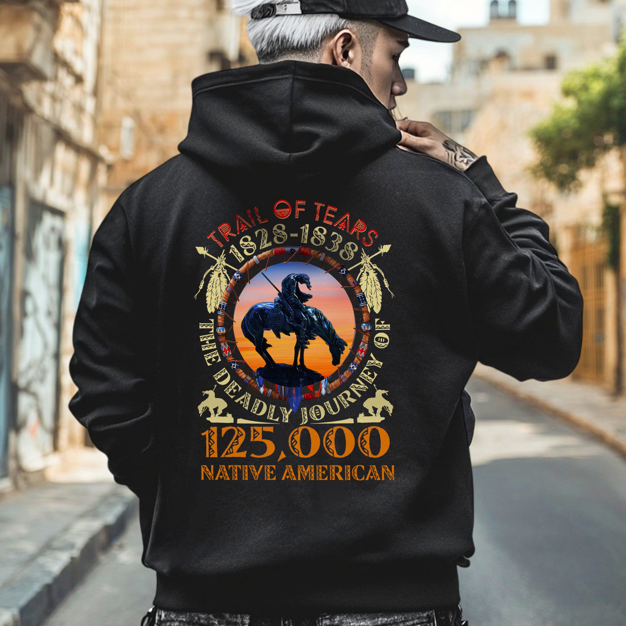 [Two Sides] Trail of Tears The Deadly Journey Unisex T-Shirt/T-Shirt V-Neck/Hoodie/Sweatshirt