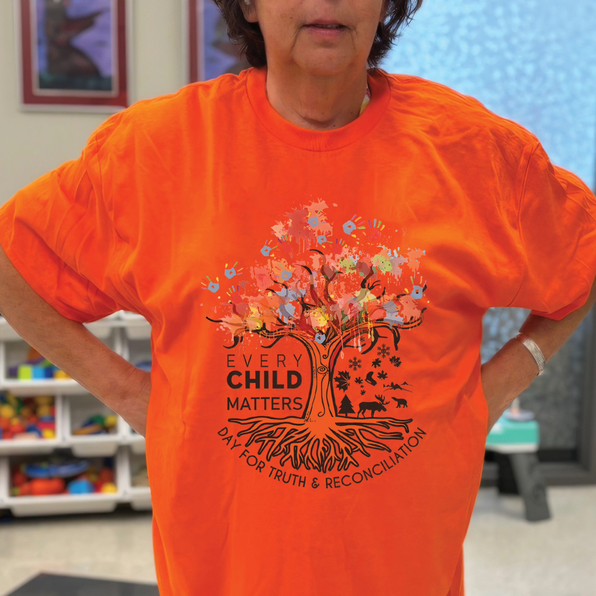 Tree of Life, Handprints of Hope, and Healing - For Orange Shirt Day Unisex T-Shirt/Hoodie/Sweatshirt 161