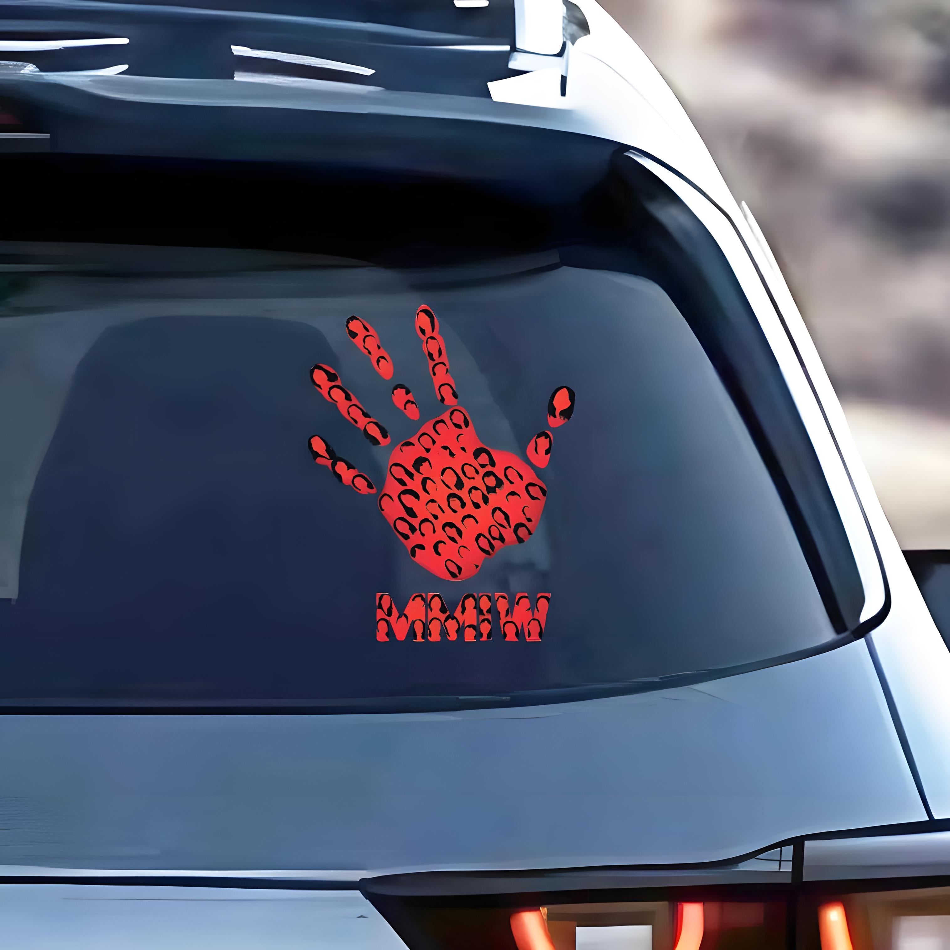 Decal Portraits of Missing And Murdered Indigenous Women and Girls