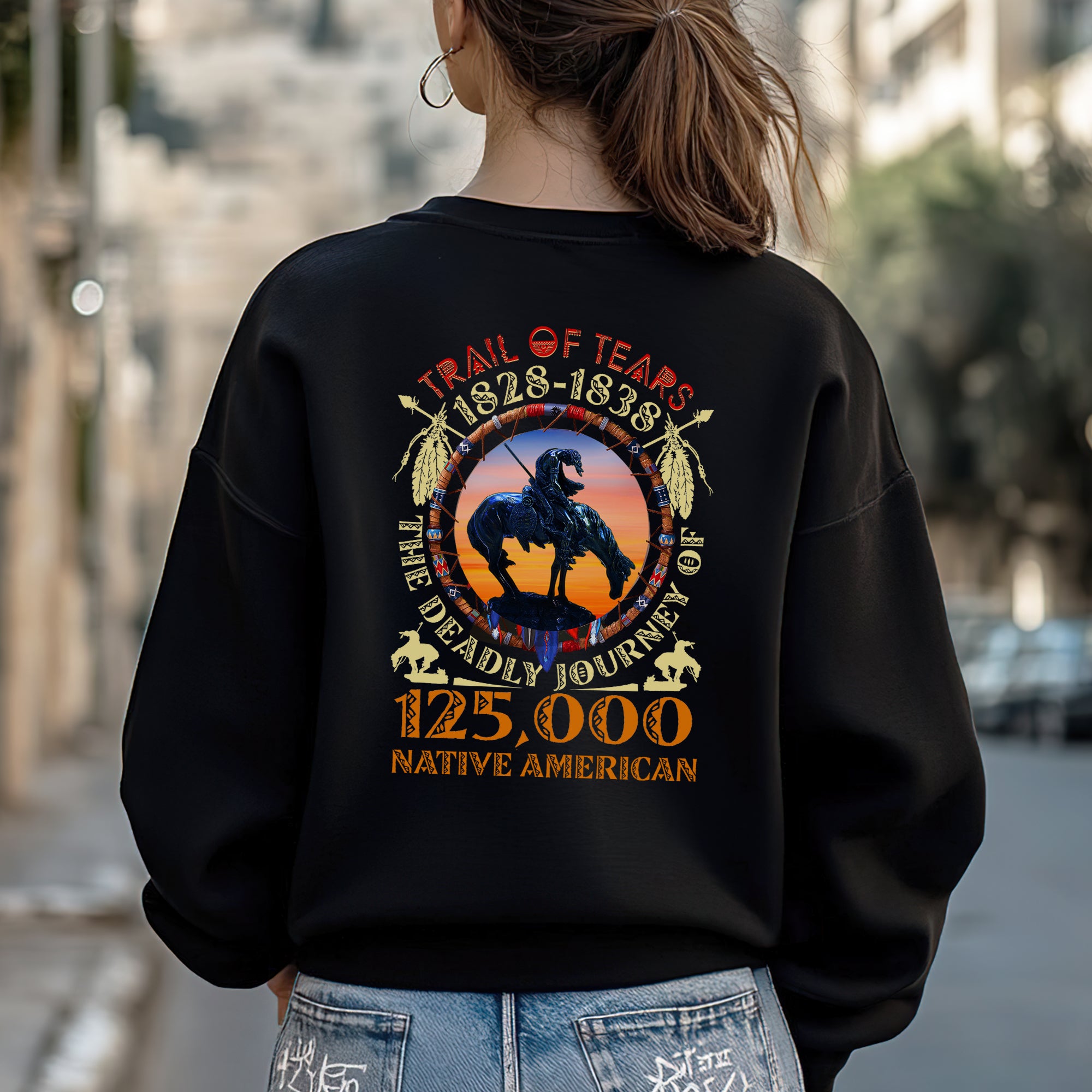 [Two Sides] Trail of Tears The Deadly Journey Unisex T-Shirt/T-Shirt V-Neck/Hoodie/Sweatshirt