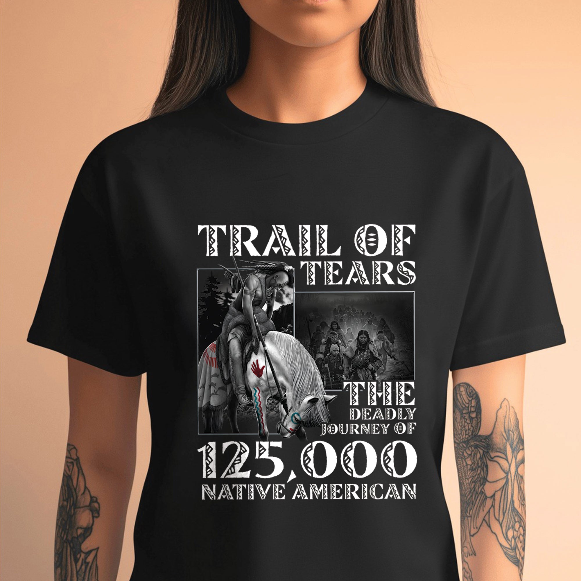 Trail of Tears The Deadly Journey Unisex T-Shirt/T-Shirt V-Neck/Hoodie/Sweatshirt 15