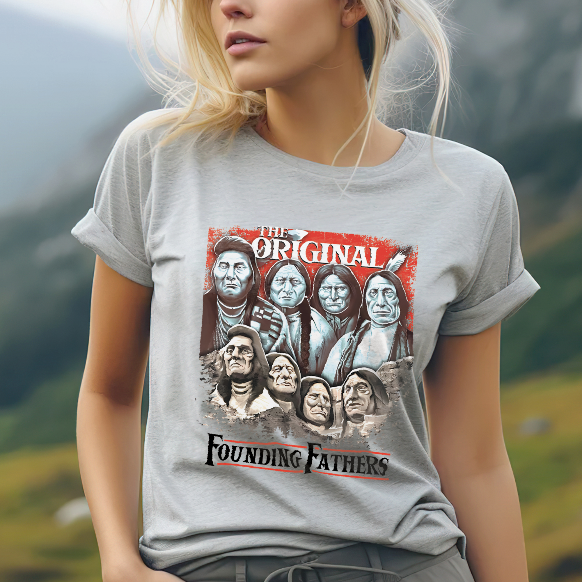 Native American The Original Founding Five Fathers Unisex T-Shirt/Hoodie/Sweatshirt 168