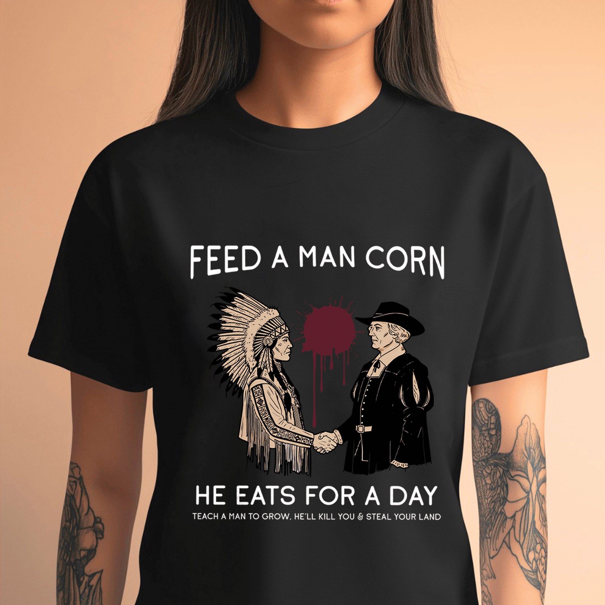 Feed A Man Corn Unisex T-Shirt/T-Shirt V-Neck/Hoodie/Sweatshirt
