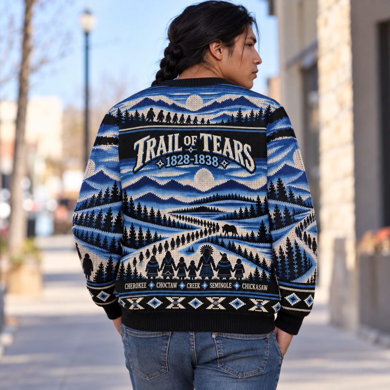 Trail of Tears – The Deadly Journey of 125,000 Native Americans Ugly Sweatshirt Unisex