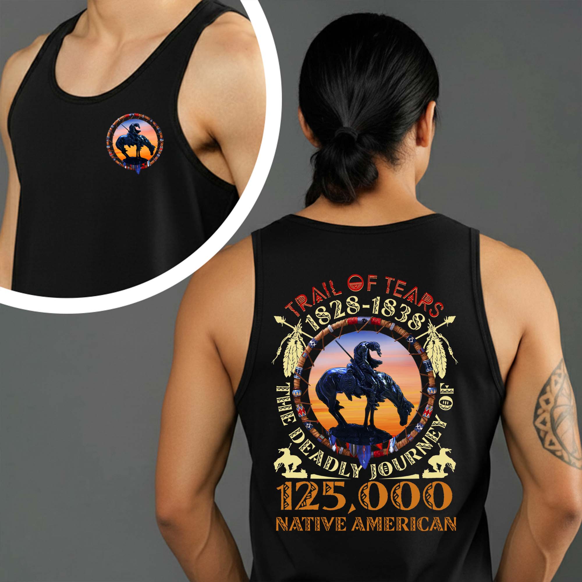 [Two Sides] Trail of Tears The Deadly Journey Unisex Tank Top/Long Sleeve/Hoodie Zip