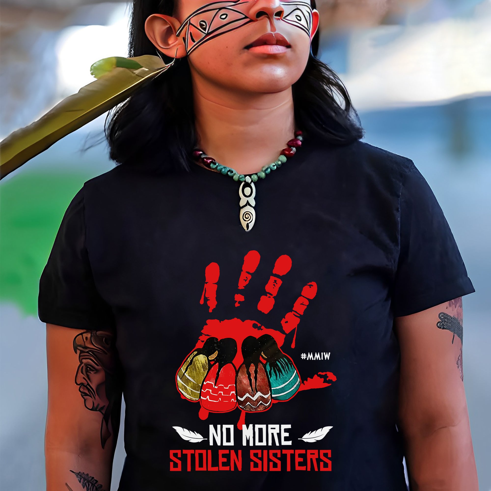 No More Stolen Sisters WC36 - Unisex T-Shirt/T-Shirt V-Neck/Hoodie/Sweatshirt