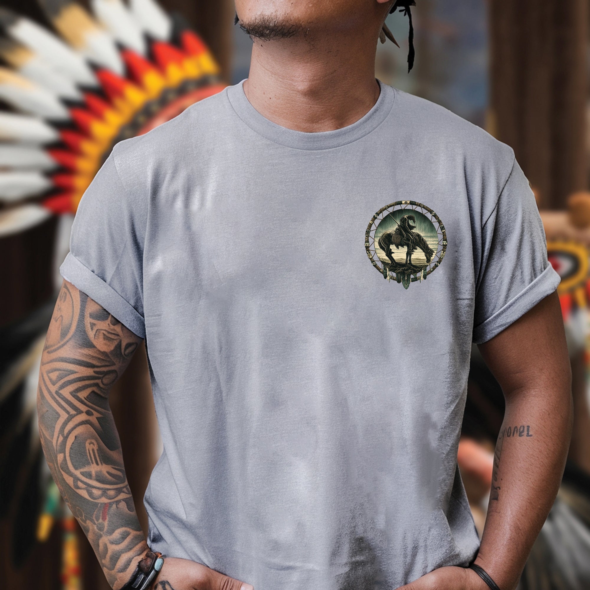 [Two Sides] Trail of Tears - A Journey of Death 125,000 Native American Heritage Unisex T-shirt/T-shirt V-Neck/Hoodie/Sweatshirt