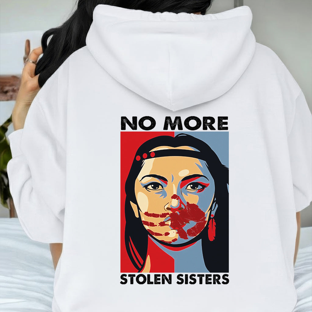 [Two Sides] No More Stolen Sisters MMIW Awareness Unisex Tank Top/Long Sleeve/Hoodie Zip