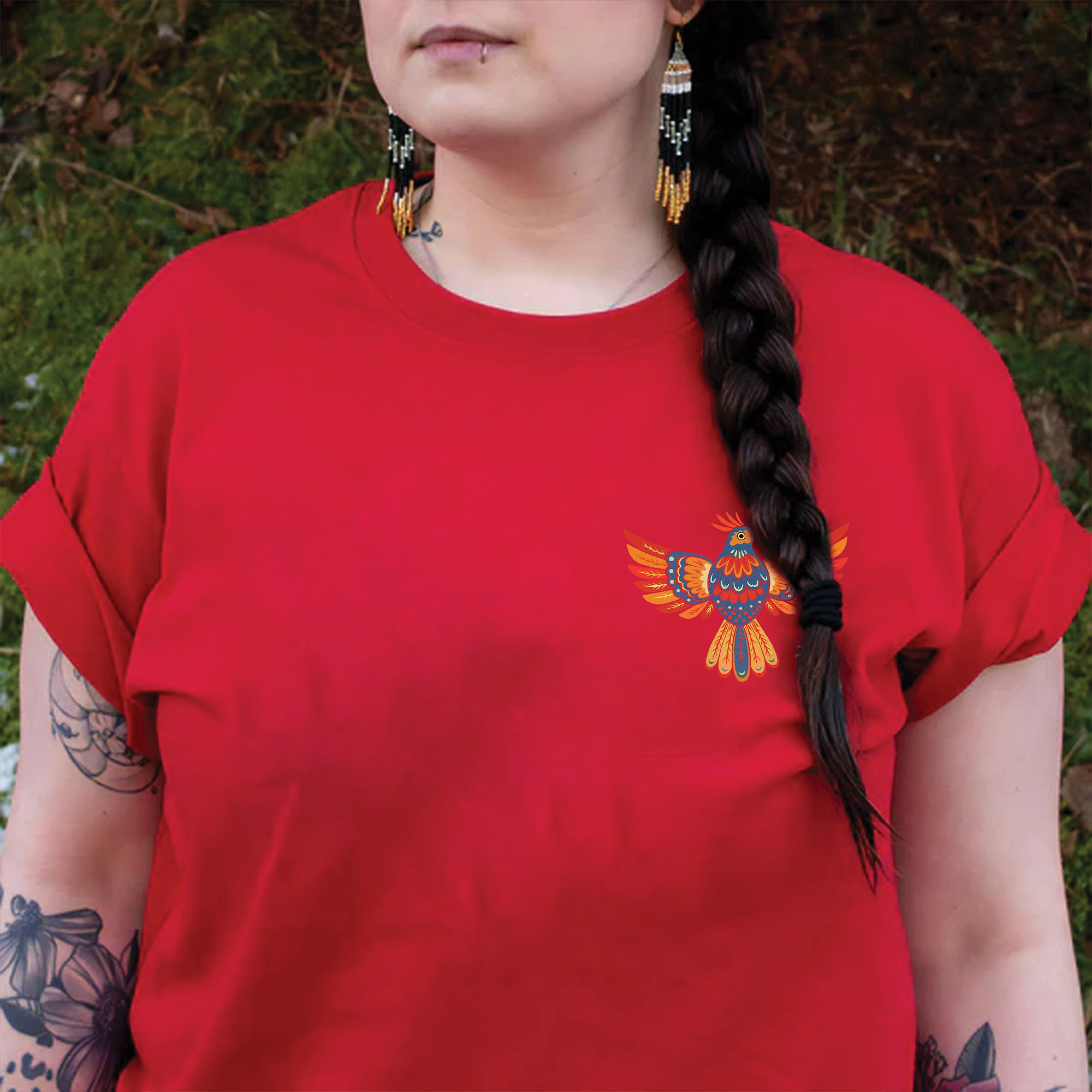 [Two Sides] No One Is Illegal on Stolen Land Unisex T-Shirt/T-Shirt V-Neck/Hoodie/Sweatshirt N198