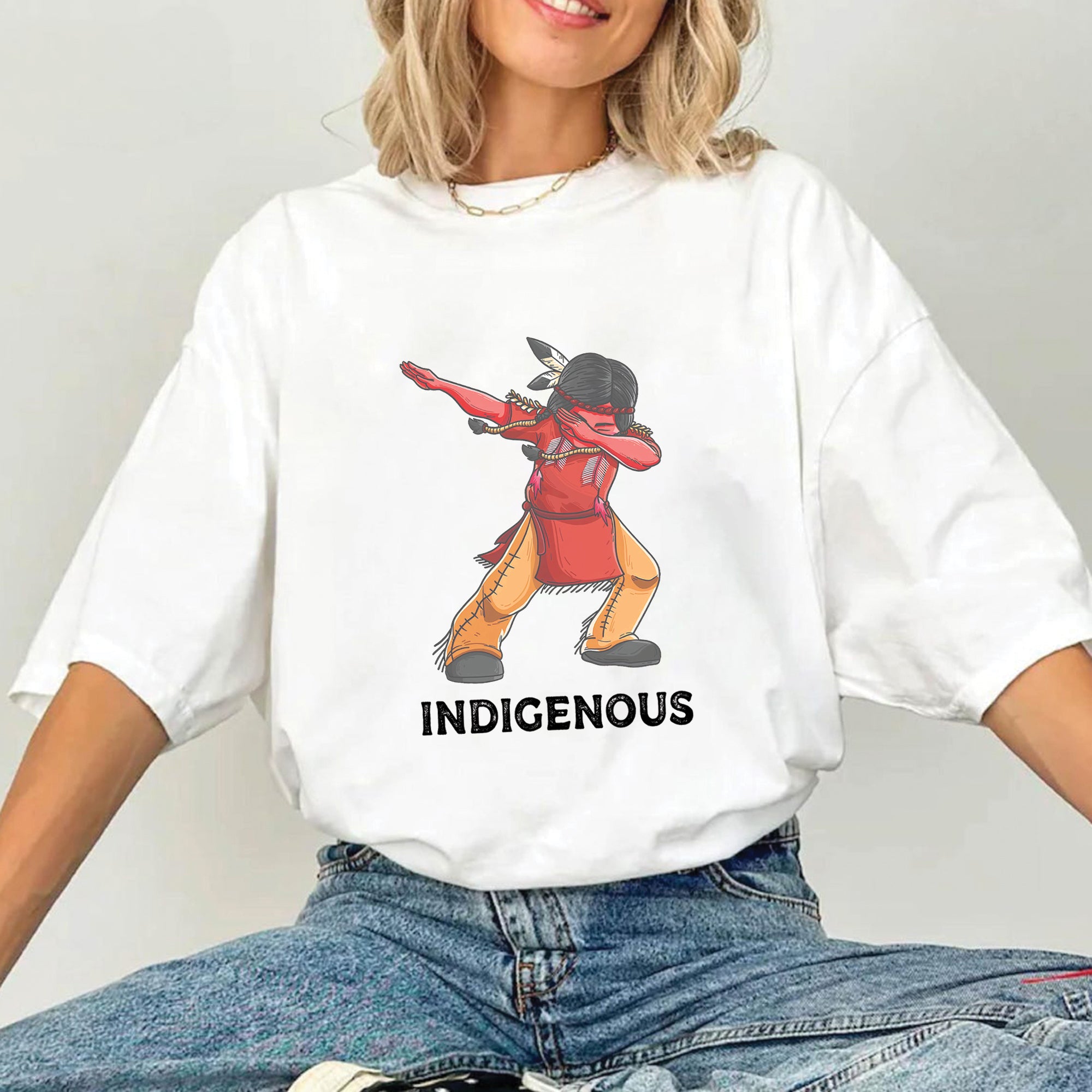Indigenous Pride Dab Pose Unisex T-Shirt/T-Shirt V-Neck/Hoodie/Sweatshirt