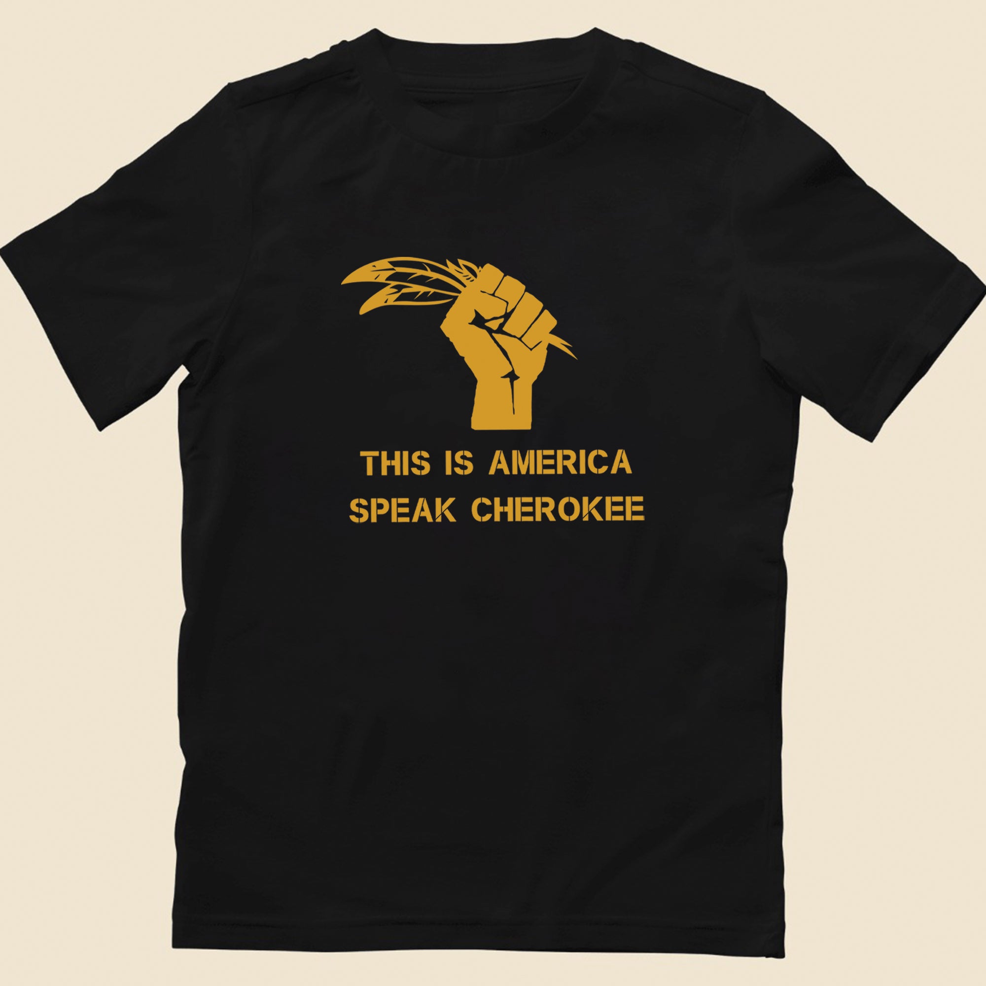 This Is American Speak Cherokee Unisex T-Shirt/T-Shirt V-Neck/Hoodie/Sweatshirt N38