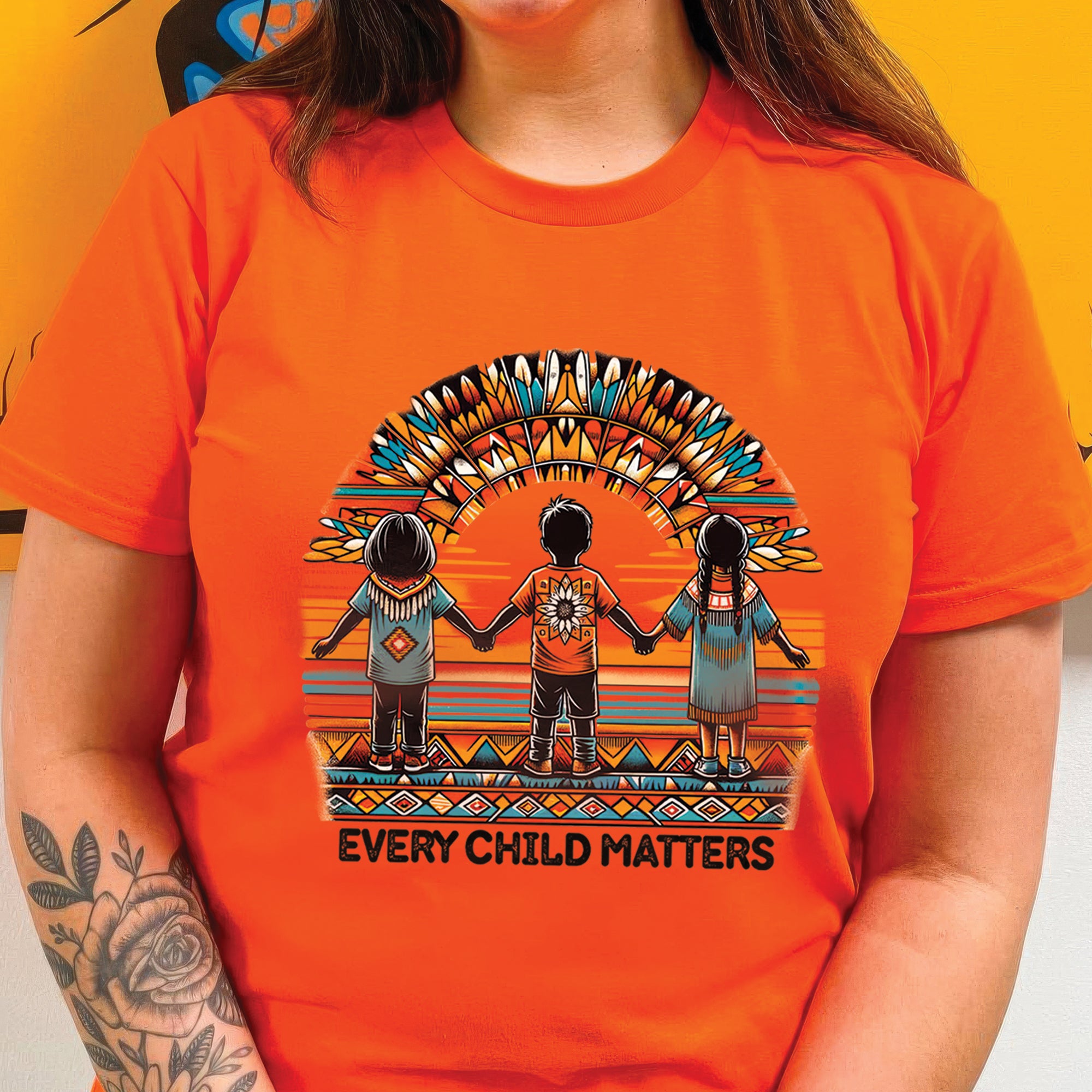 Truth and Reconciliation Every Child Matters Orange Shirt Day Native American Unisex T-Shirt/Hoodie/Sweatshirt