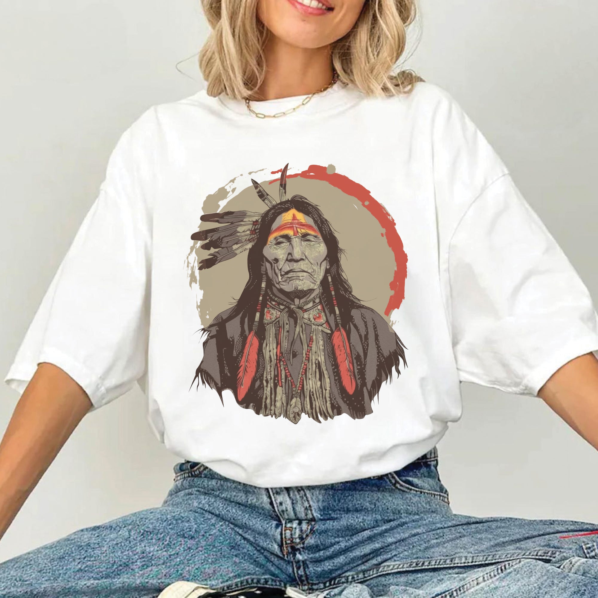 Spirit of the Warrior Chief Unisex T-Shirt/T-Shirt V-Neck/Hoodie/Sweatshirt