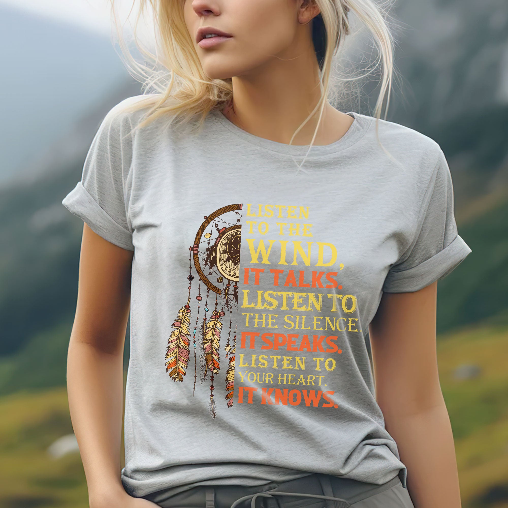 Whispers of Wind and Heart – Unisex T-Shirt/T-Shirt V-Neck/Hoodie/Sweatshirt