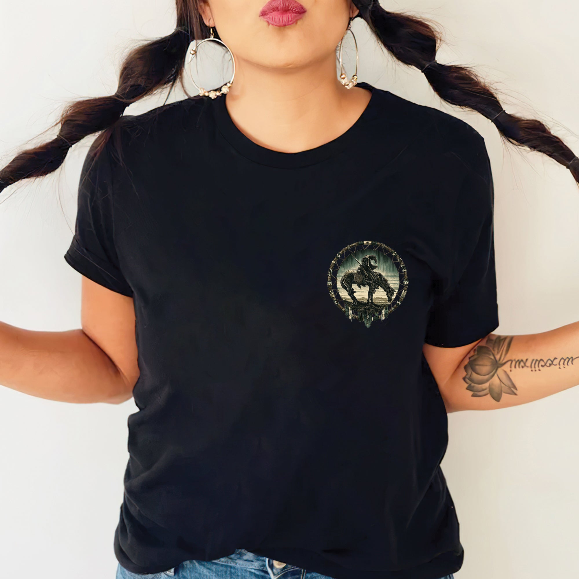 [Two Sides] Trail of Tears - A Journey of Death 125,000 Native American Heritage Unisex T-shirt/T-shirt V-Neck/Hoodie/Sweatshirt