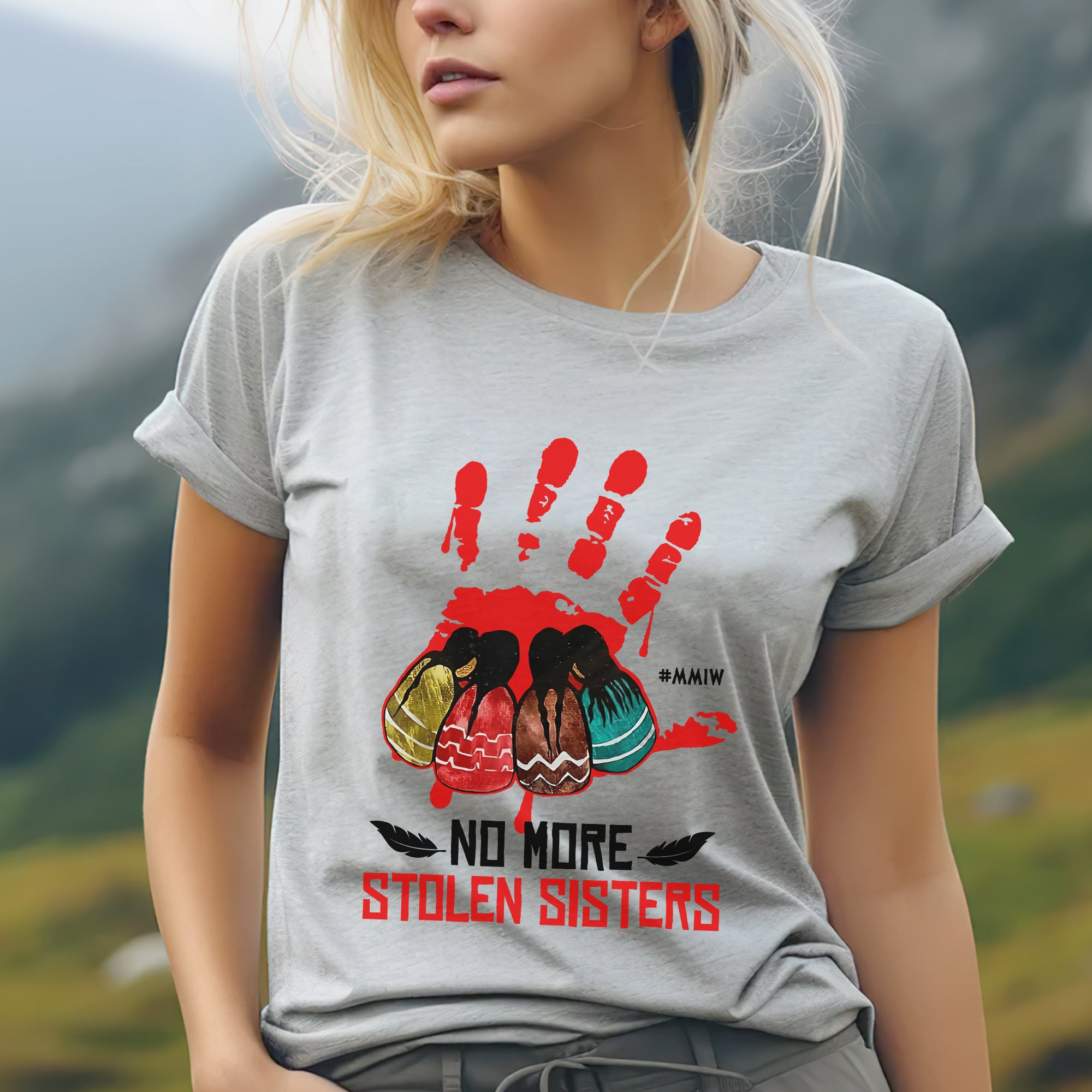 No More Stolen Sisters WC36 - Unisex T-Shirt/T-Shirt V-Neck/Hoodie/Sweatshirt