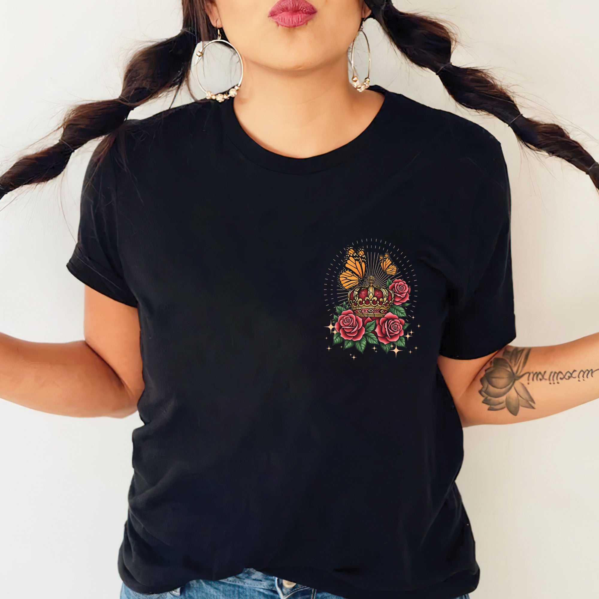 [Two Sides] No Kings - No One Is Illegal On Stolen Land Unisex T-Shirt/T-Shirt V-Neck/Hoodie/Sweatshirt - Two Sides