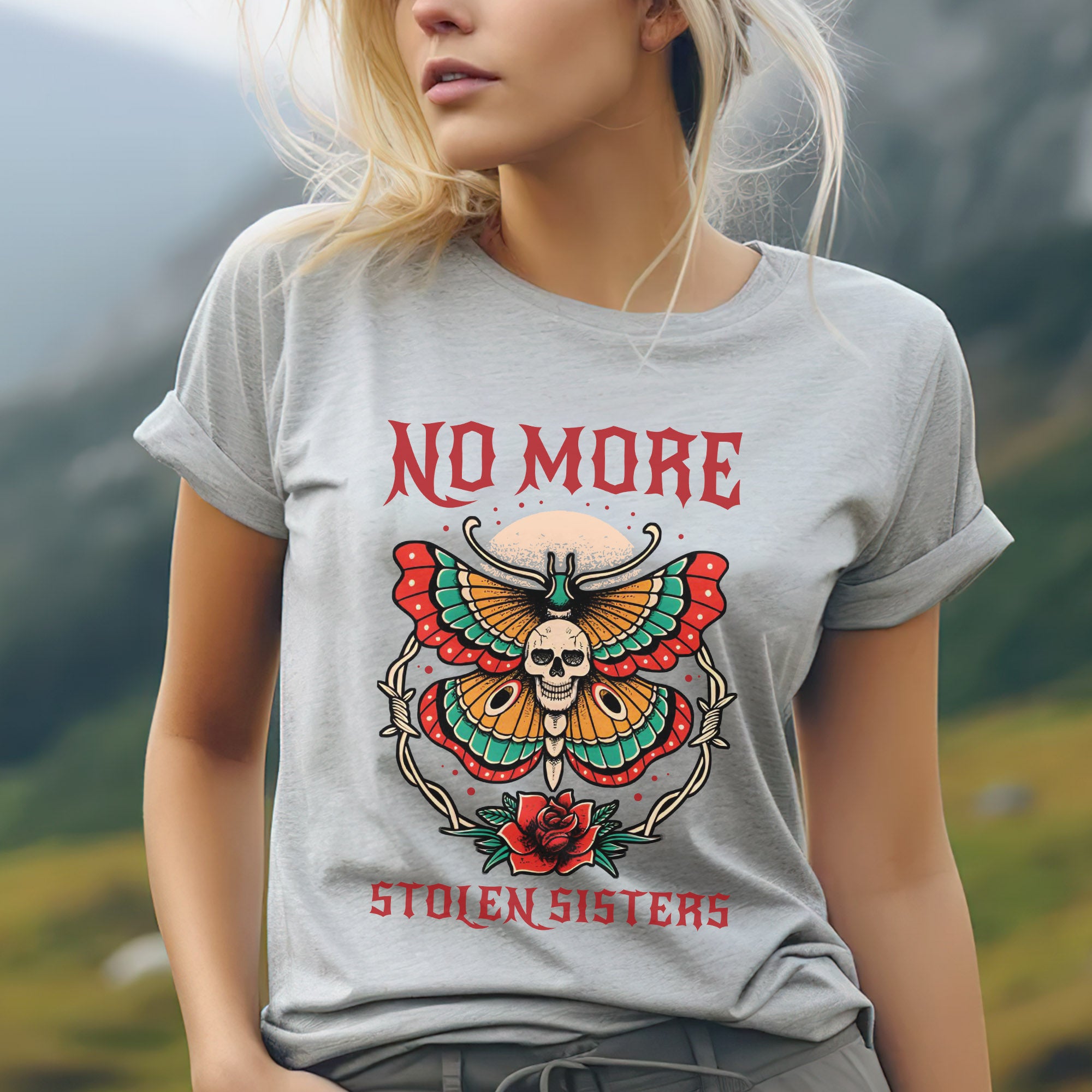 No More Stolen Sisters - Unisex T-Shirt/T-Shirt V-Neck/Hoodie/Sweatshirt