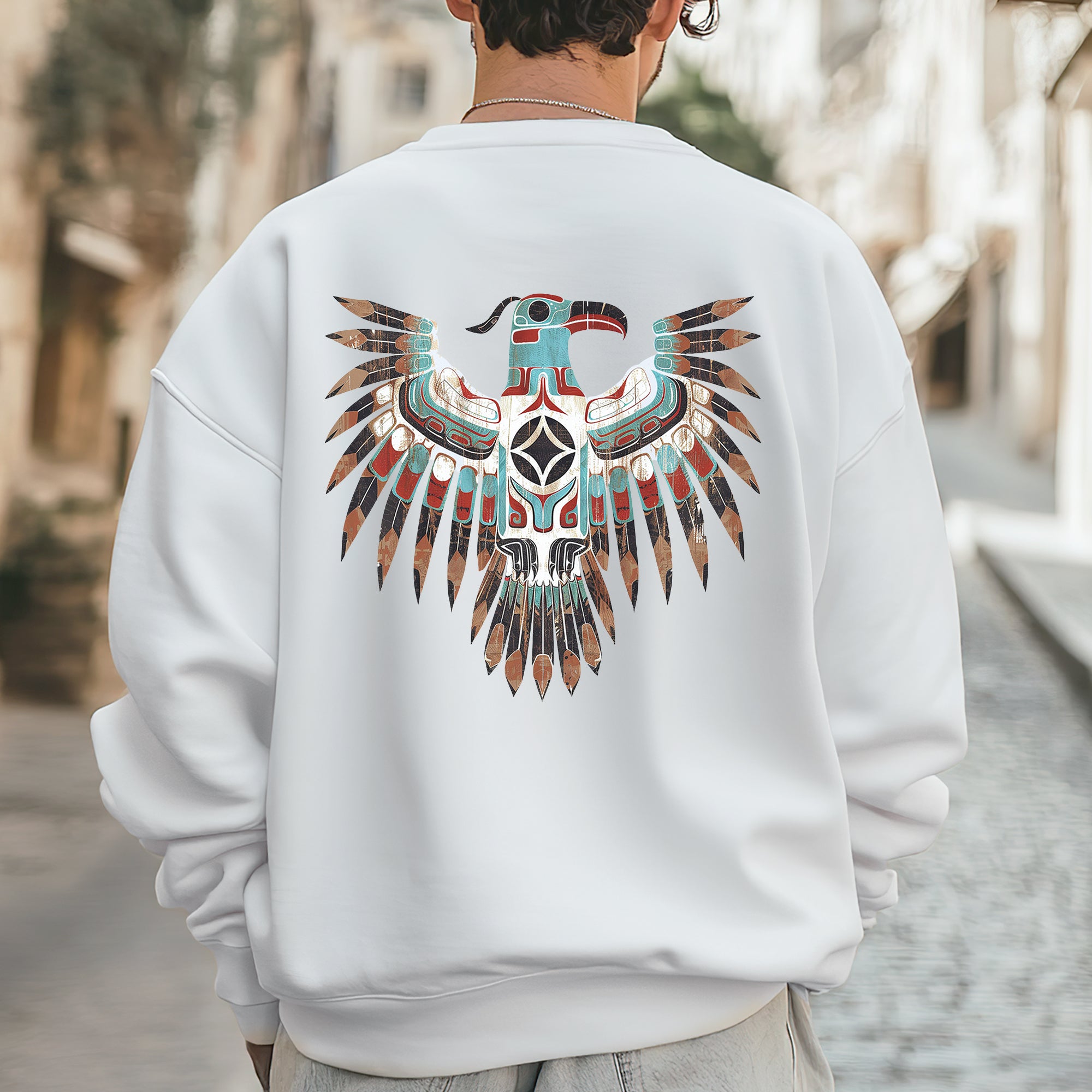 Thunderbird Eagle Tribal – Two Sides Print Native American Symbol Unisex T-Shirt/T-Shirt V-Neck/Hoodie/Sweatshirt