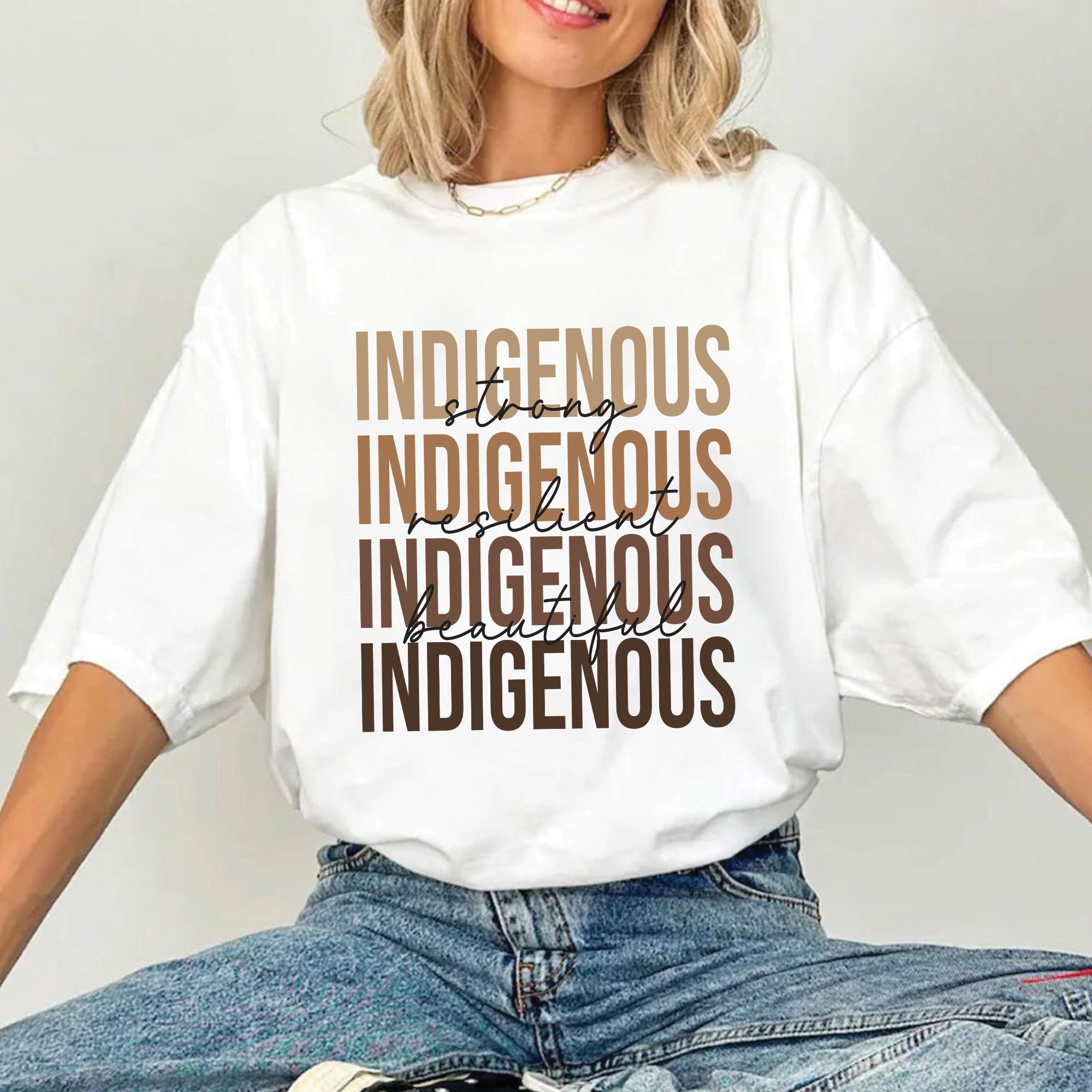 Strong Resilient Beautiful Indigenous Unisex T-Shirt/T-Shirt V-Neck/Hoodie/Sweatshirt
