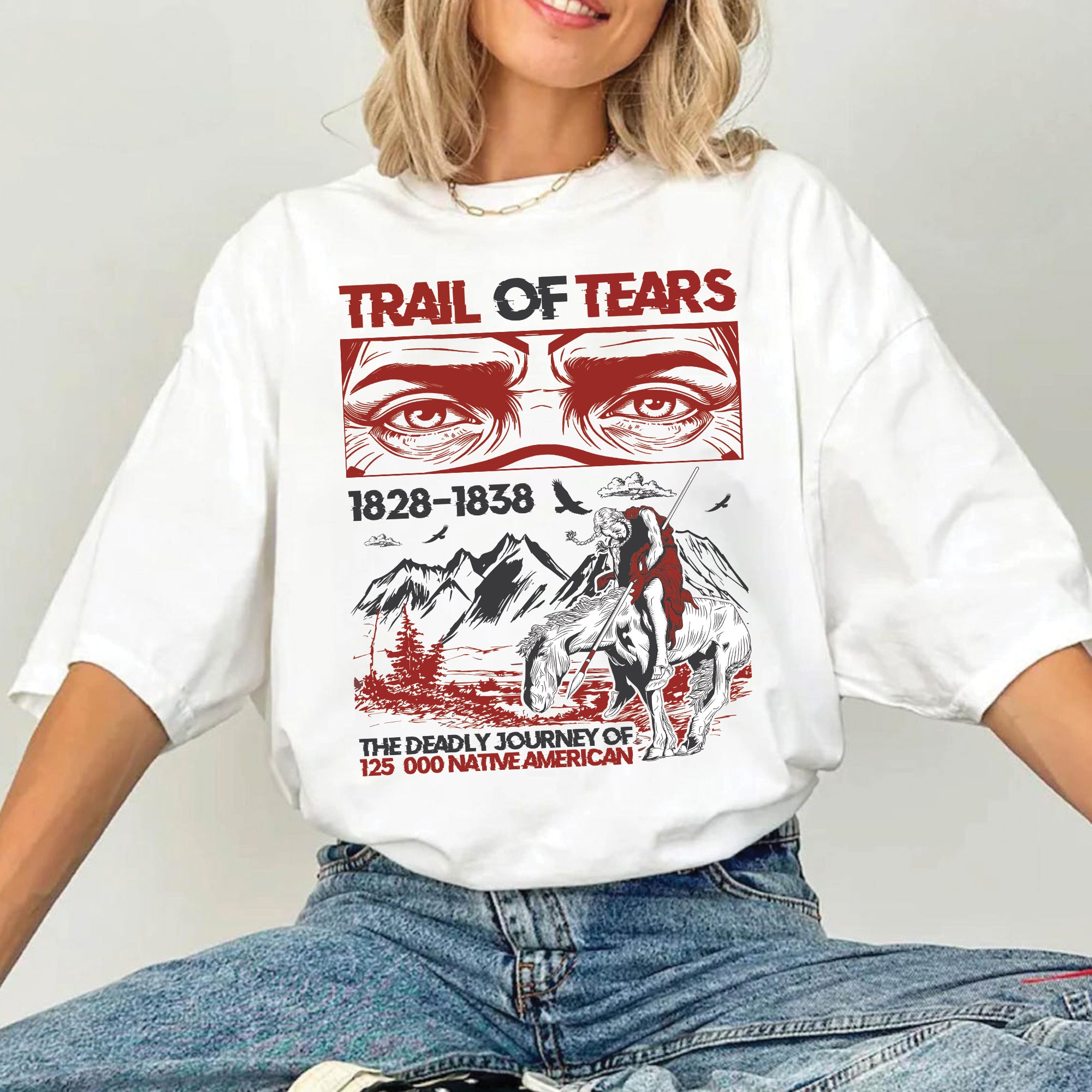 Trail of Tears The Deadly Journey 1928 - 1938 Unisex T-Shirt/T-Shirt V-Neck/Hoodie/Sweatshirt