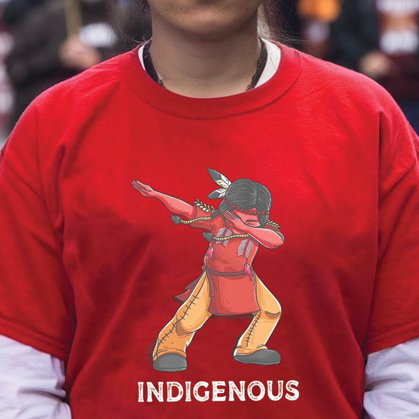 Indigenous Pride Dab Pose Unisex T-Shirt/T-Shirt V-Neck/Hoodie/Sweatshirt