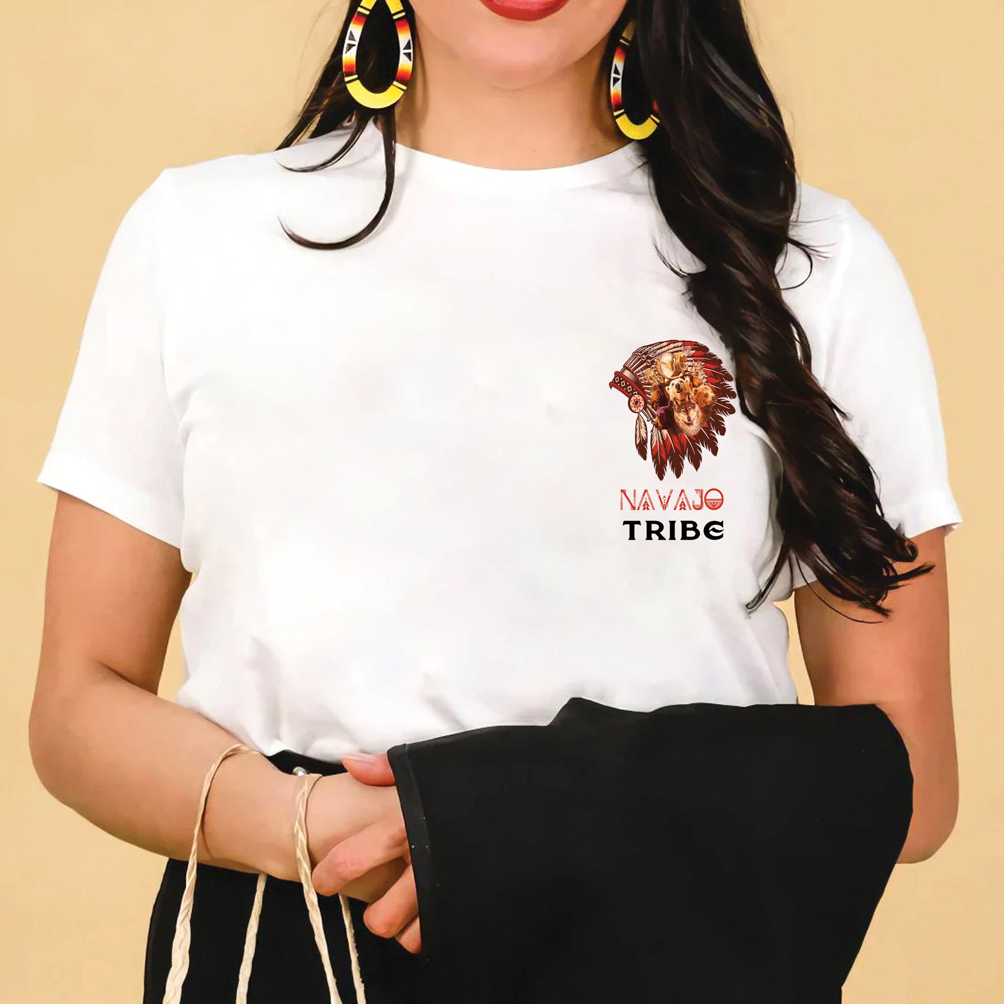 Proud to Be Native American Unisex T-Shirt/T-Shirt V-Neck/Hoodie/Sweatshirt - Two Sides (Custom Tribe)