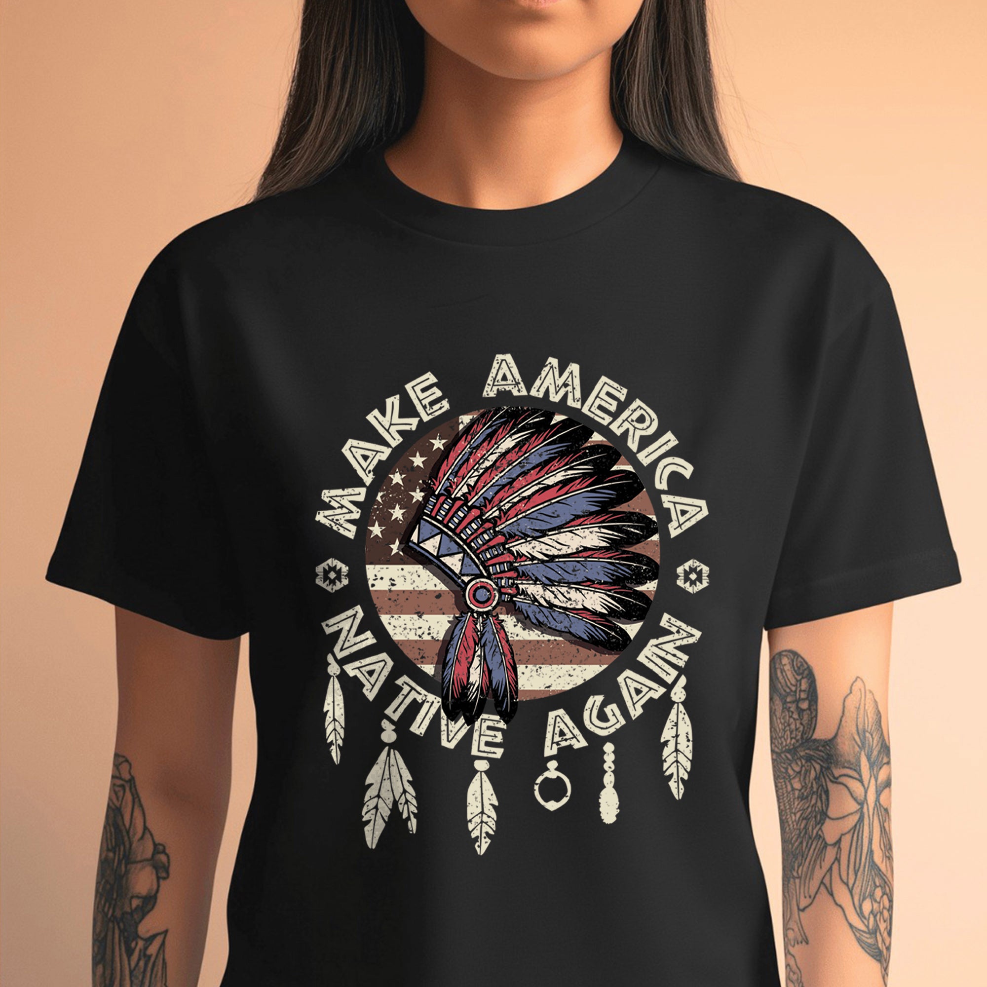 Make America Native Again Unisex T-Shirt/T-Shirt V-Neck/Hoodie/Sweatshirt