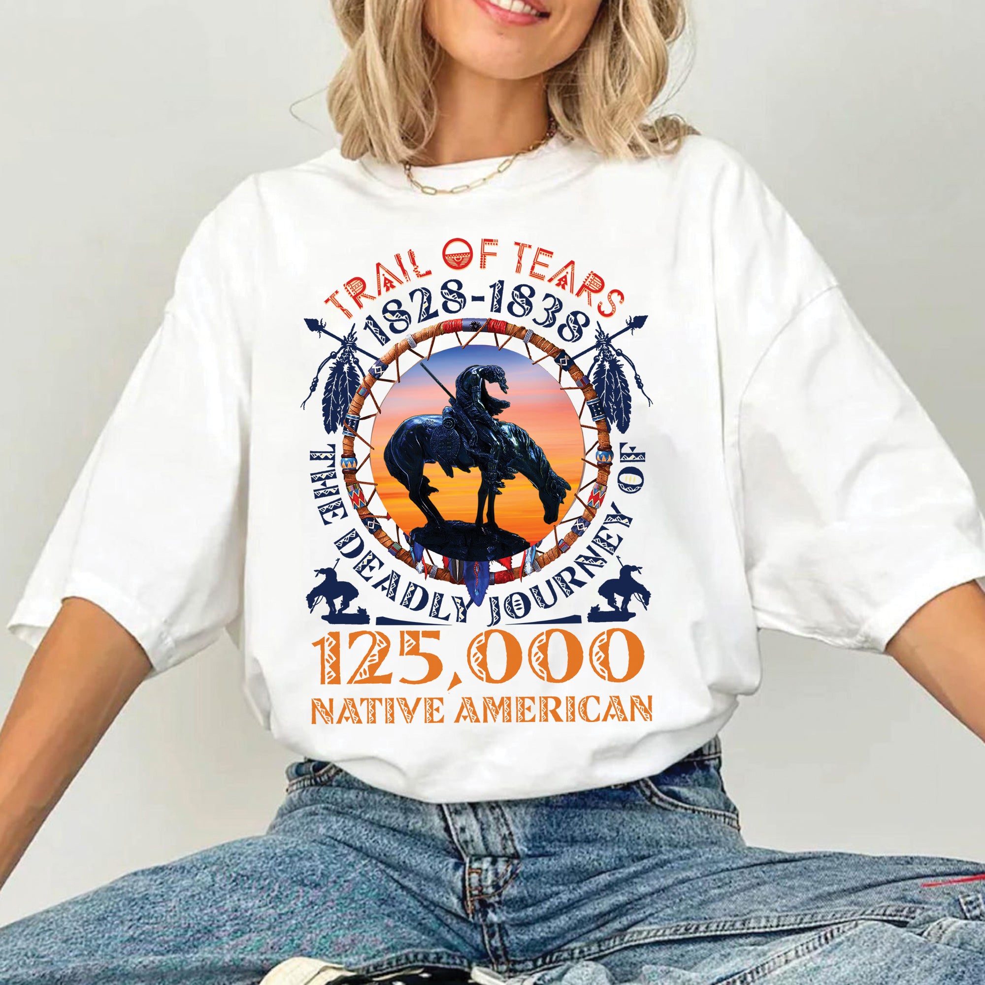 Trail Of Tears - THE DEADLY JOURNEY OF 125000 Native American Unisex T-Shirt/Hoodie/Sweatshirt
